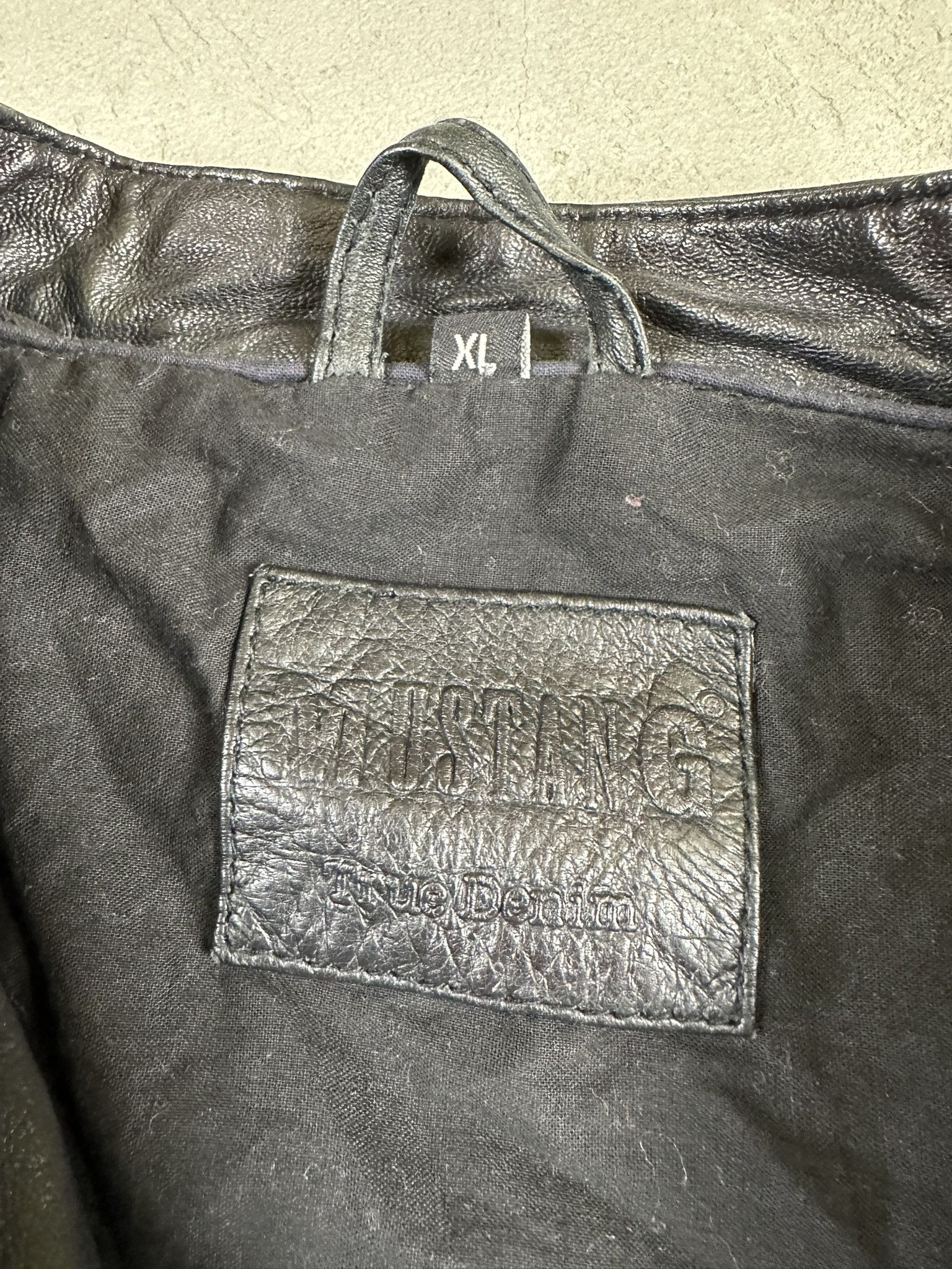 Mustang 90s Vintage Mustang Leather Racing Biker Boxy Jacket Size US XL / EU 56 / 4 - 14 Thumbnail