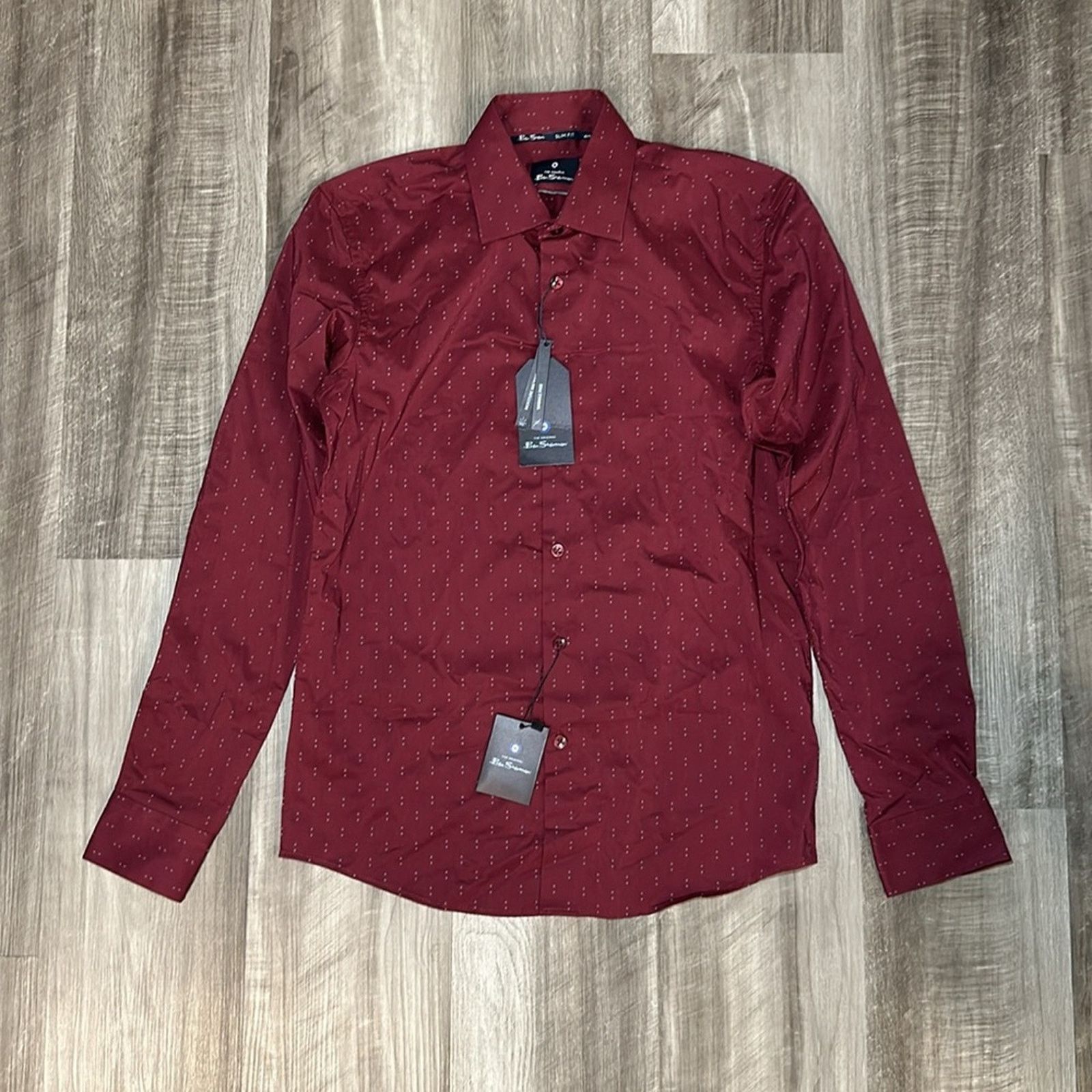Ben Sherman Ben Sherman Stretch Slim Fit Long Sleeve Button Down - Small Size US S / EU 44-46 / 1 - 2 Thumbnail