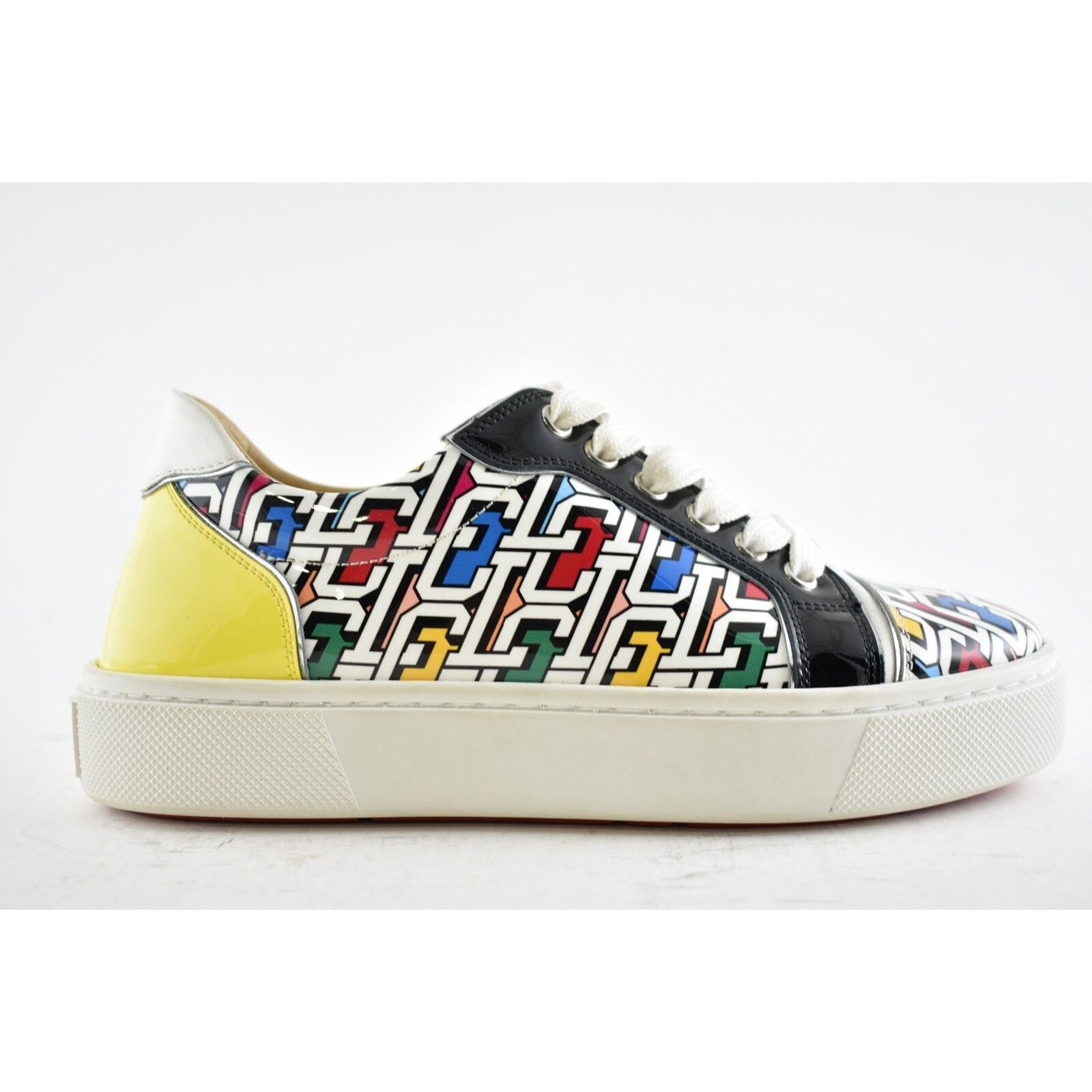 Christian Louboutin Christian Louboutin Black White Lace Up Low Top Sneaker 36.5 Size US 6.5 / IT 36.5 - 2 Thumbnail