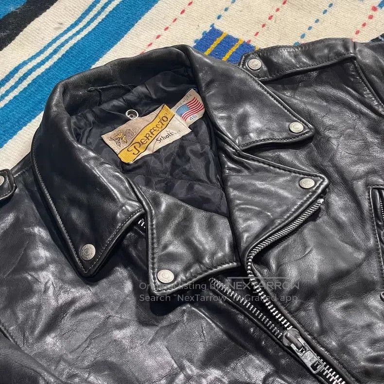 Schott Schott Motorcycle leather coat Size US XS / EU 42 / 0 - 6 Thumbnail