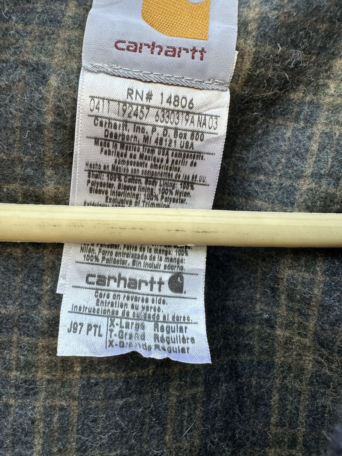 Carhartt × Vintage Early 00's Carhartt Detroit jacket J97 PTL Size US XL / EU 56 / 4 - 6 Thumbnail