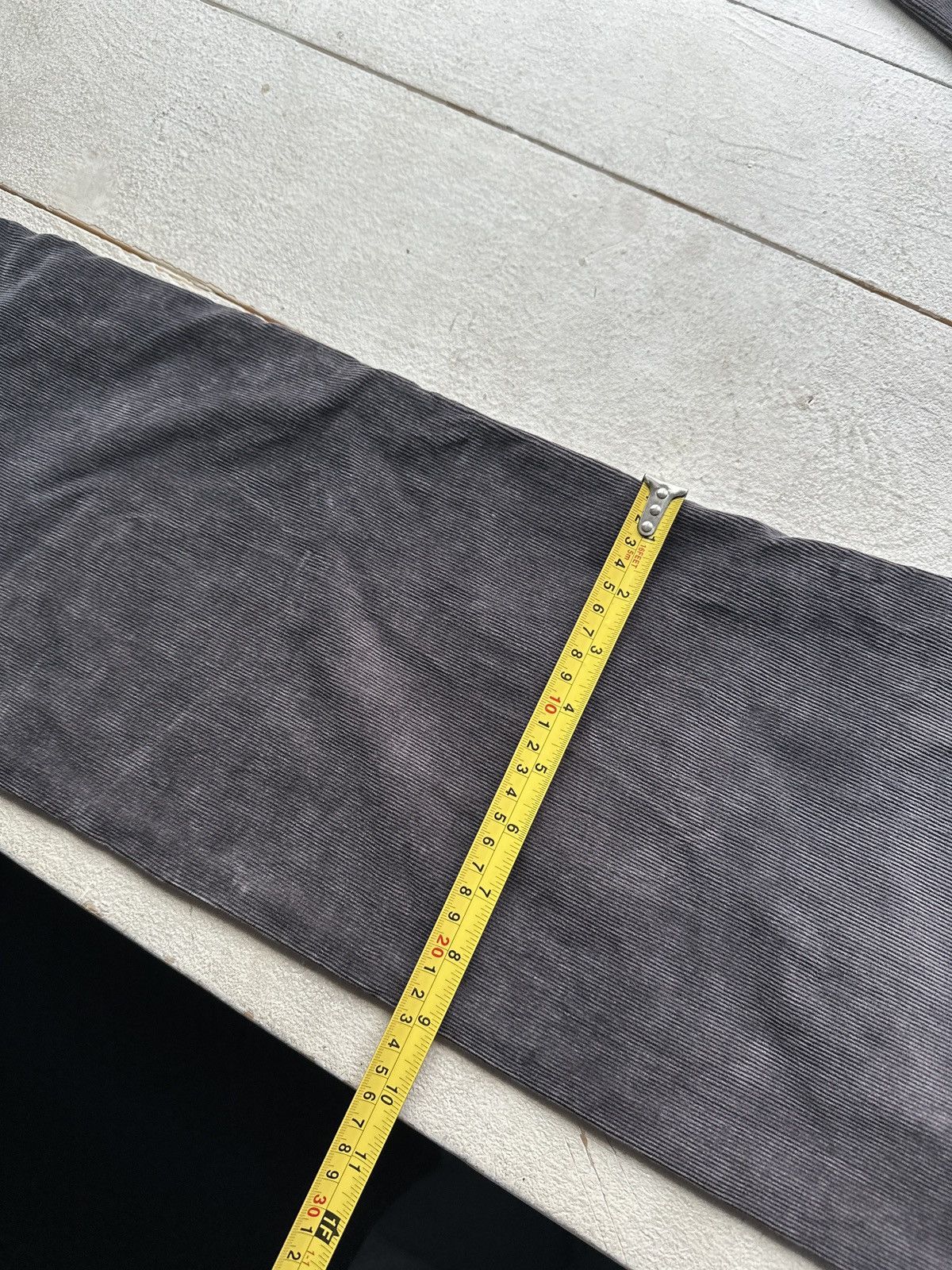 Giorgio Armani VNTG🚨90s Armani Jeans CORDUROY FADED BLACK Mens Pants Size US 32 / EU 48 - 15 Thumbnail