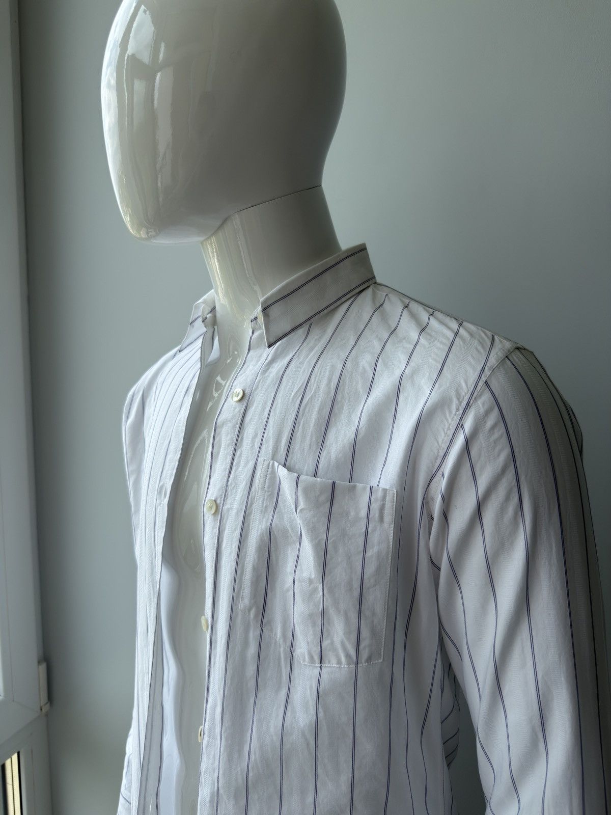 Dries Van Noten DRIES VAN NOTEN Shirt Button Up Long Sleeve Size US S / EU 44-46 / 1 - 7 Thumbnail