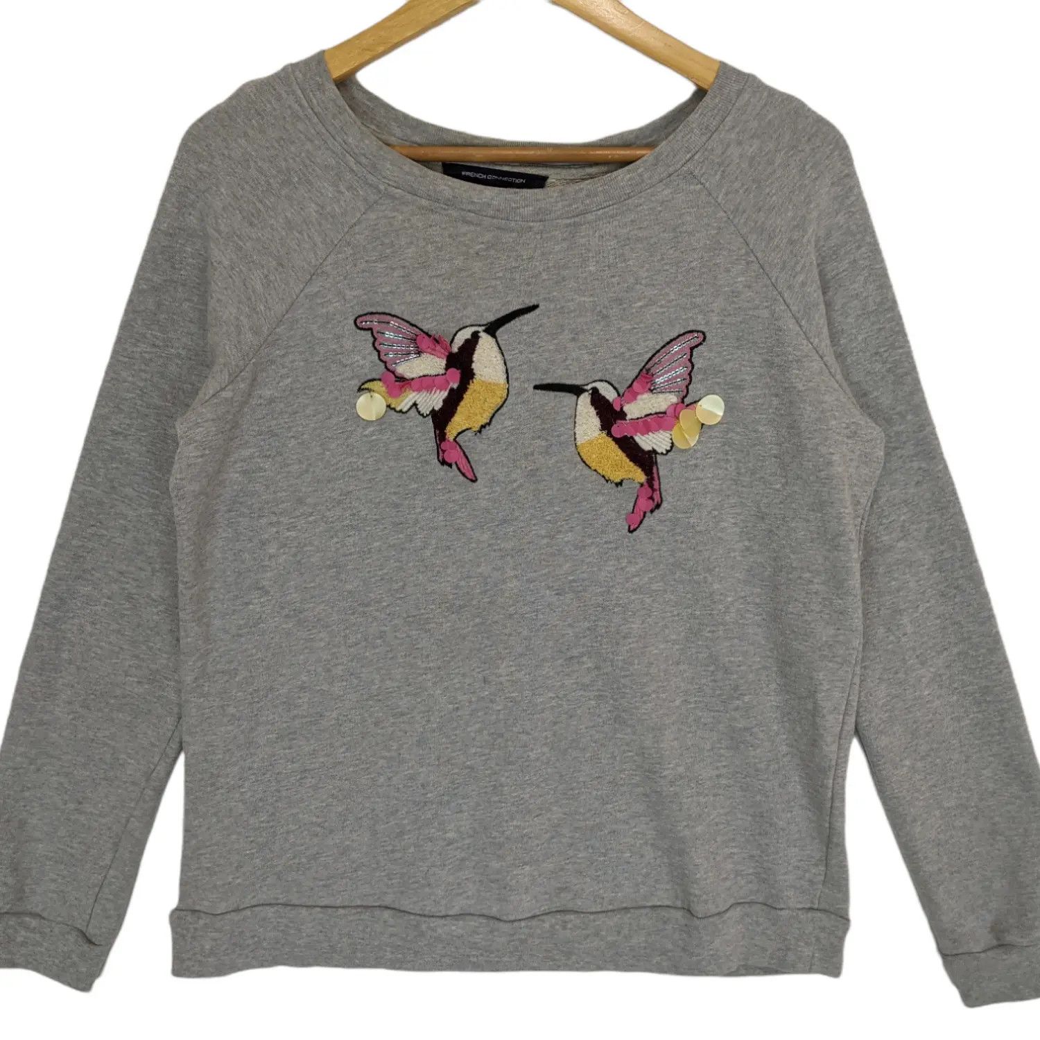French Connection × Japanese Brand FRENCH CONNECTION Bird Jumper Sweatshirt Size M / US 6-8 / IT 42-44 - 2 Thumbnail