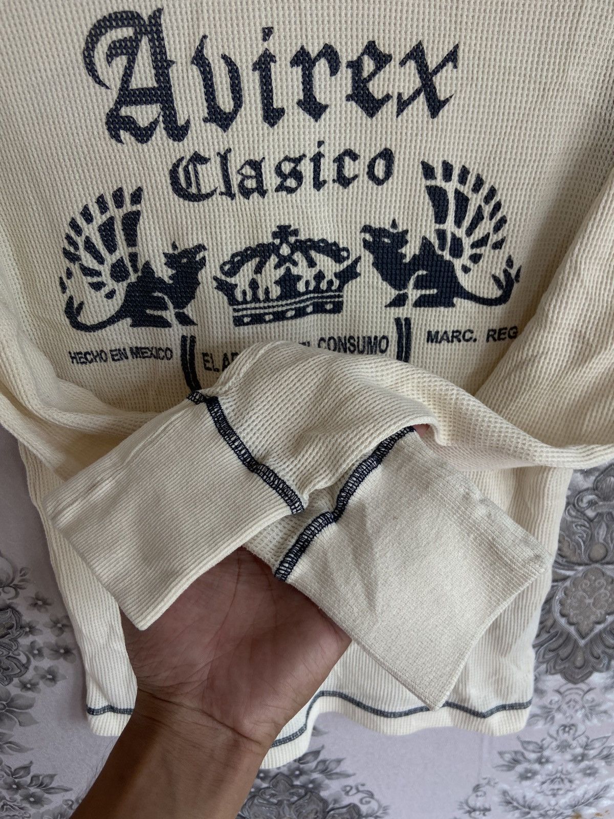 Le Grande Bleu (L.G.B.) Vintage Y2K Avirex Clasico Longsleeve Size US M / EU 48-50 / 2 - 6 Thumbnail