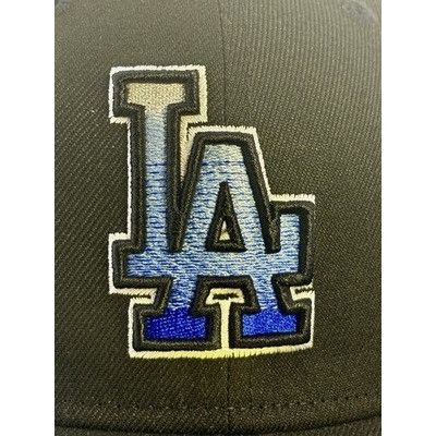 New Era Los Angeles Dodgers Gradient Pack Black 59FIFTY Hat Club 7 5 Size ONE SIZE - 2 Thumbnail