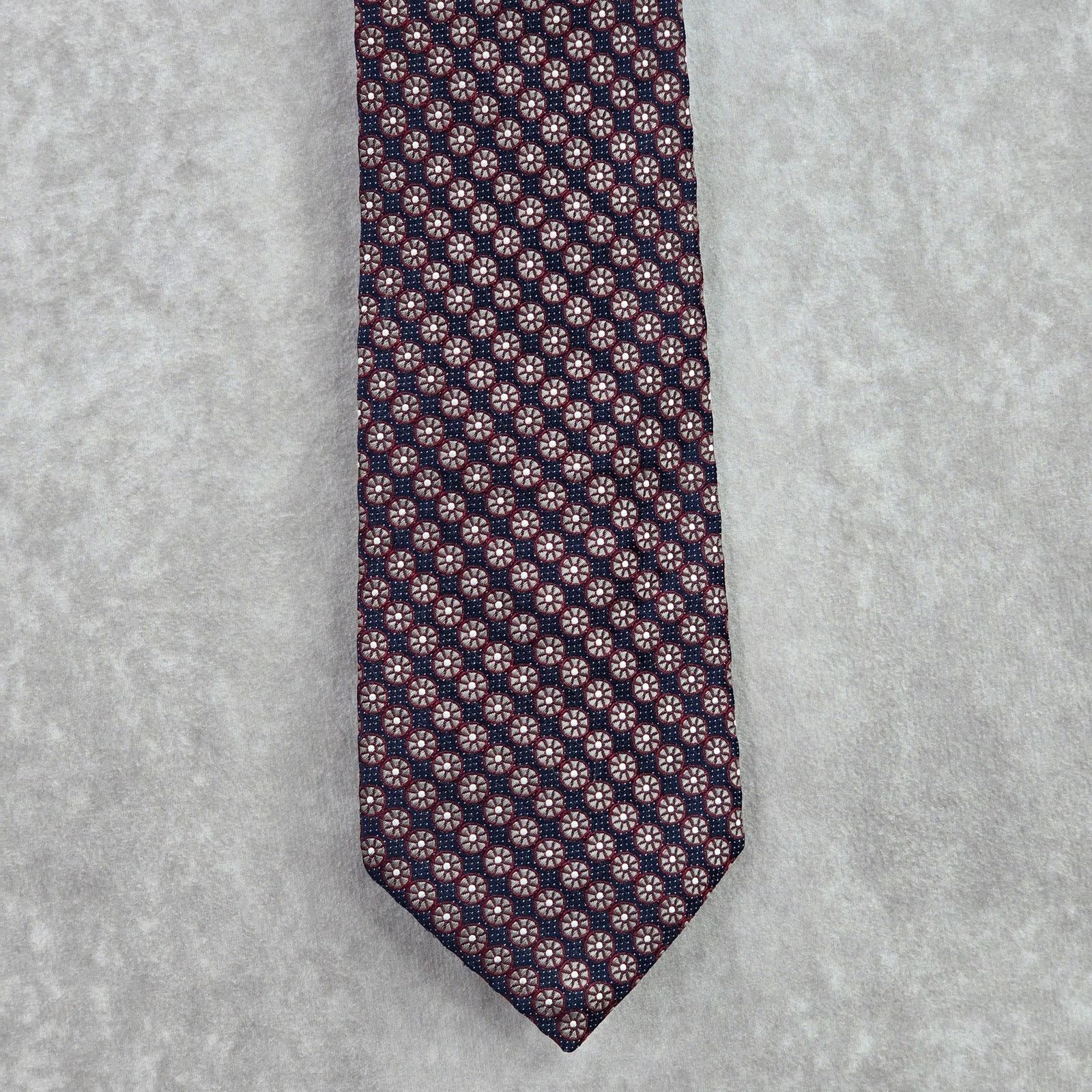 Other Napoli d'Nordstorm Blue Floral Paisley Silk Italy Neck Tie Size 30 - 1 Thumbnail