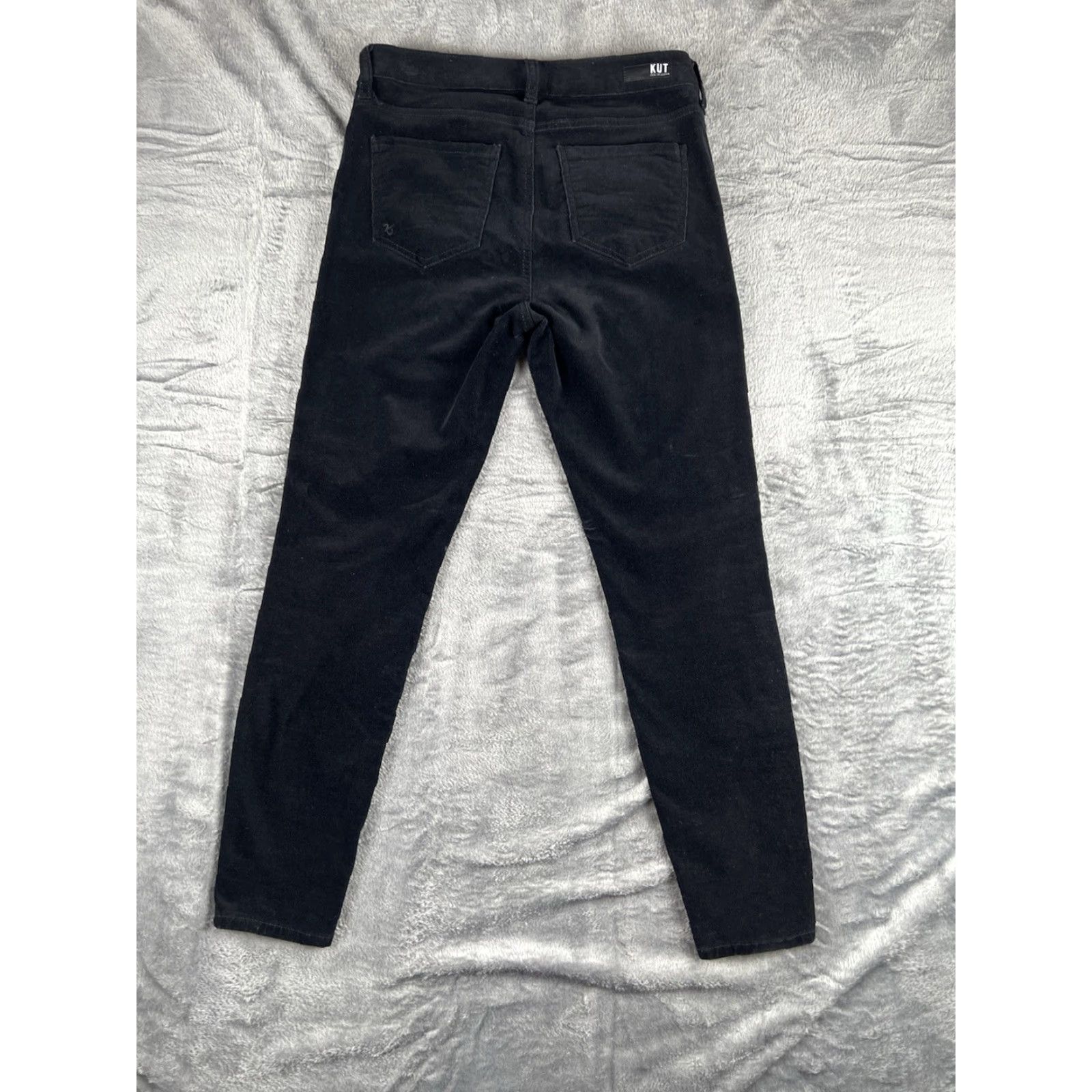 Vintage KUT from the Kloth Womens Jeans 4 Black High Rise Fab Ab Skinny 29x26.5 City Preppy Bohemian Vintage: No Mens Womens Size 27" / US 4 / IT 40 - 2 Thumbnail