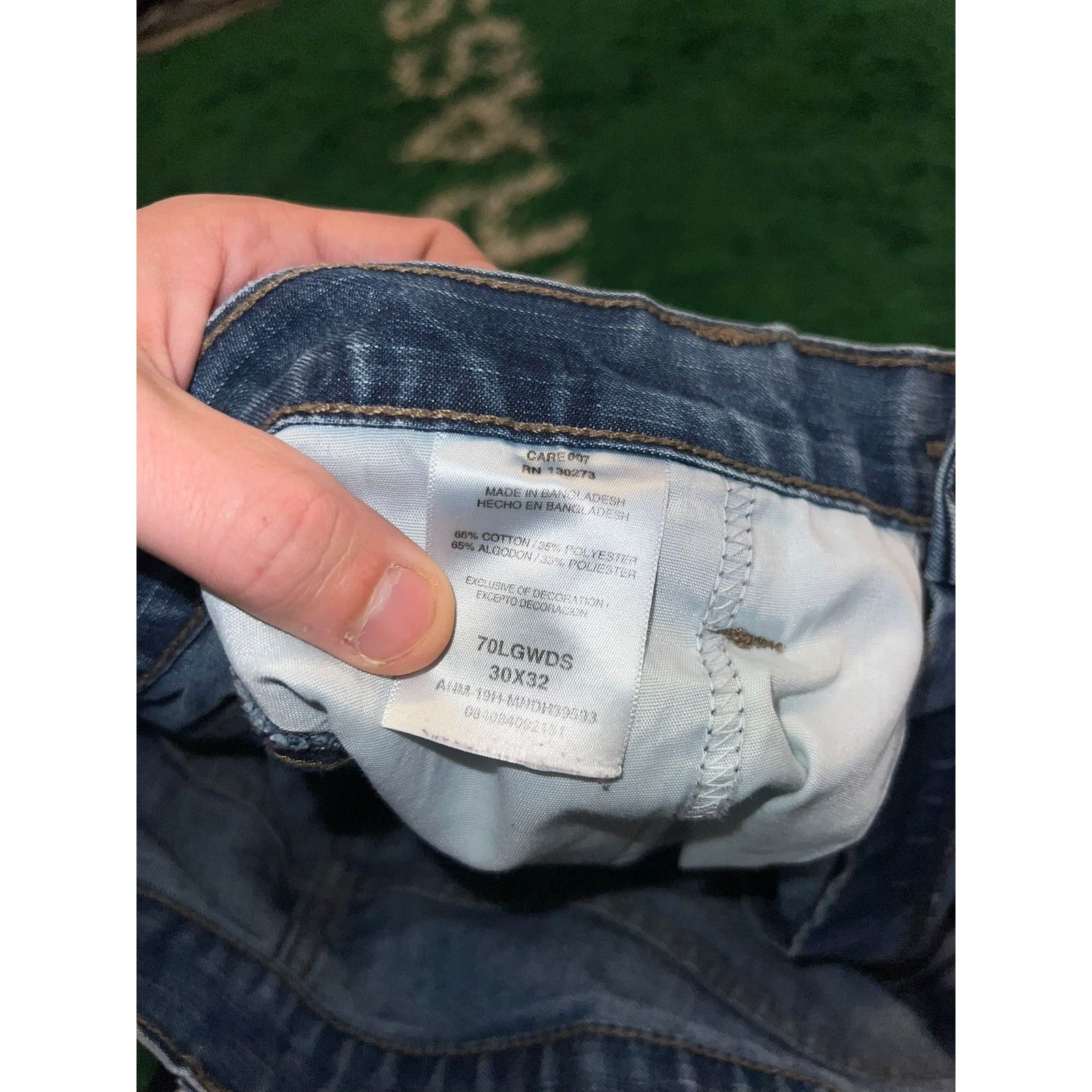 Wrangler Y2K Wrangler Dungaree Fit Double Pockets Jeans 30x32 2000s Size US 30 / EU 46 - 6 Thumbnail