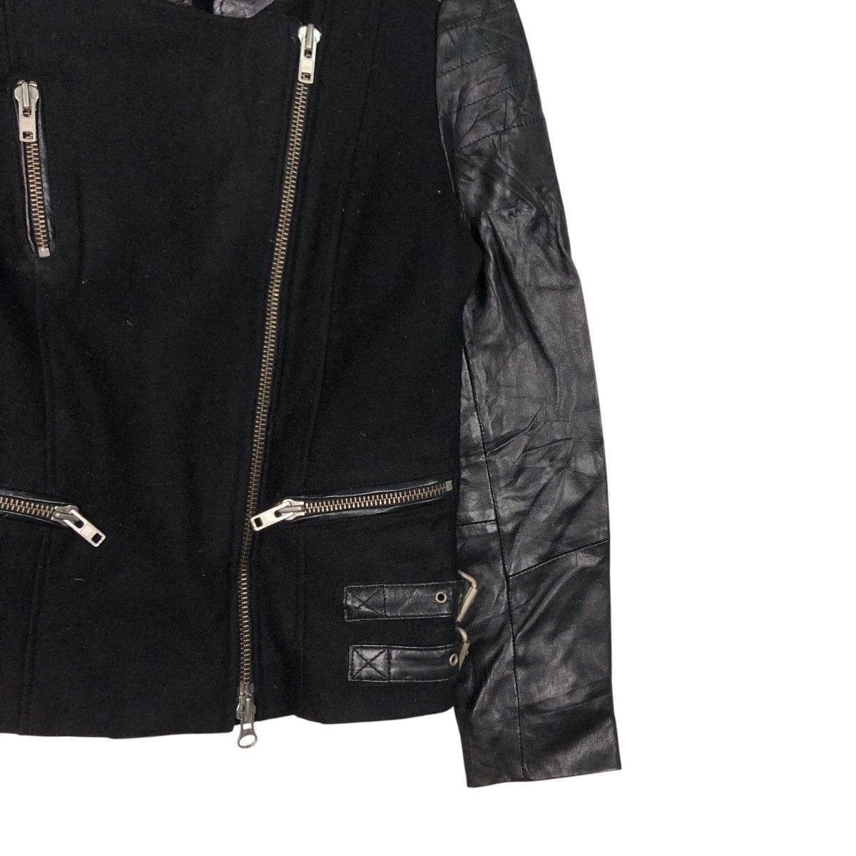 Japanese Brand 📌You & Me Oui Biker Genuine Leather Jacket Cafe Racer Size US M / EU 48-50 / 2 - 6 Thumbnail
