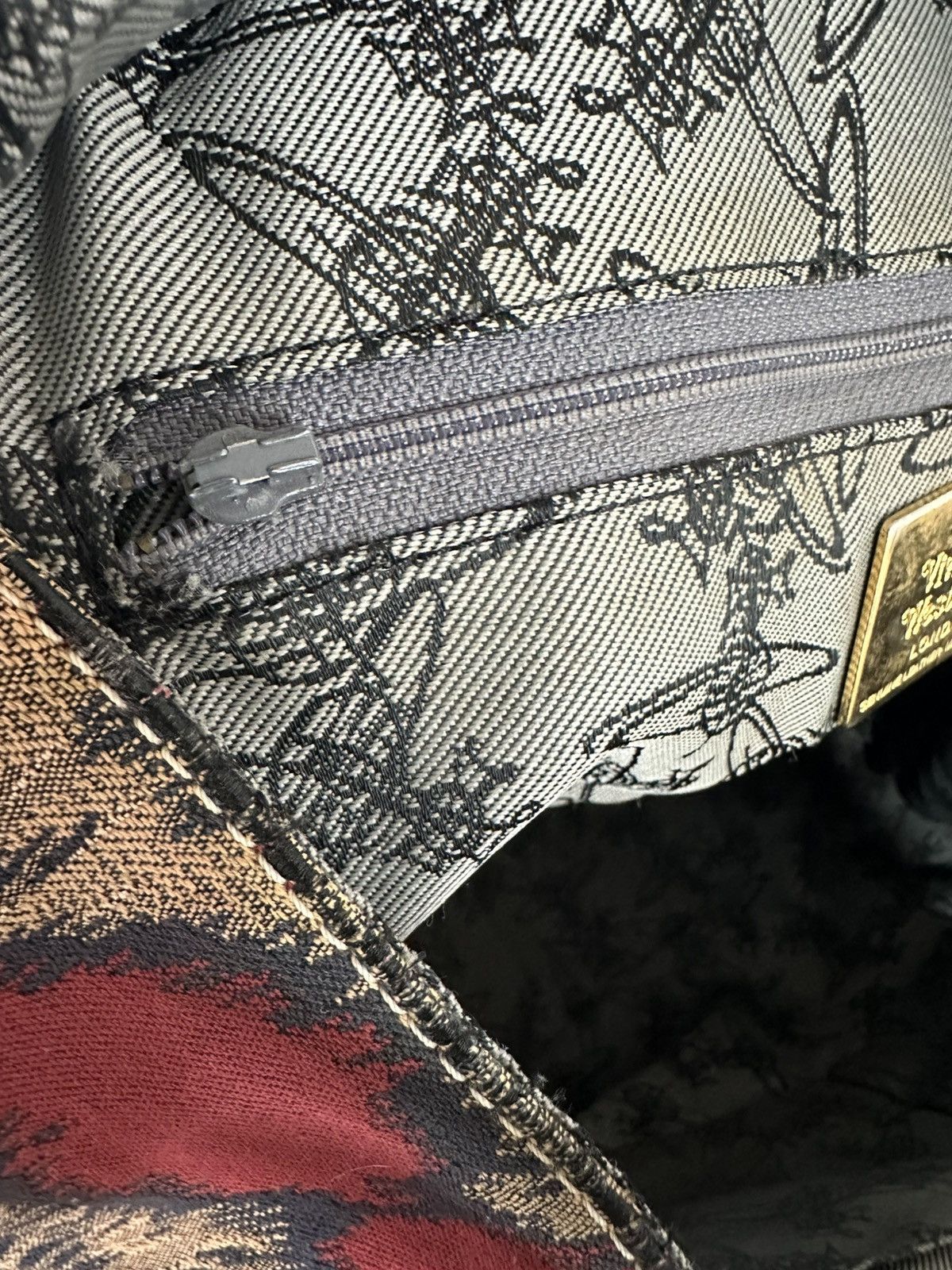 Vivienne Westwood Vivienne Westwood Multicolor Coated Canvas Derby Satchel Size ONE SIZE - 12 Thumbnail
