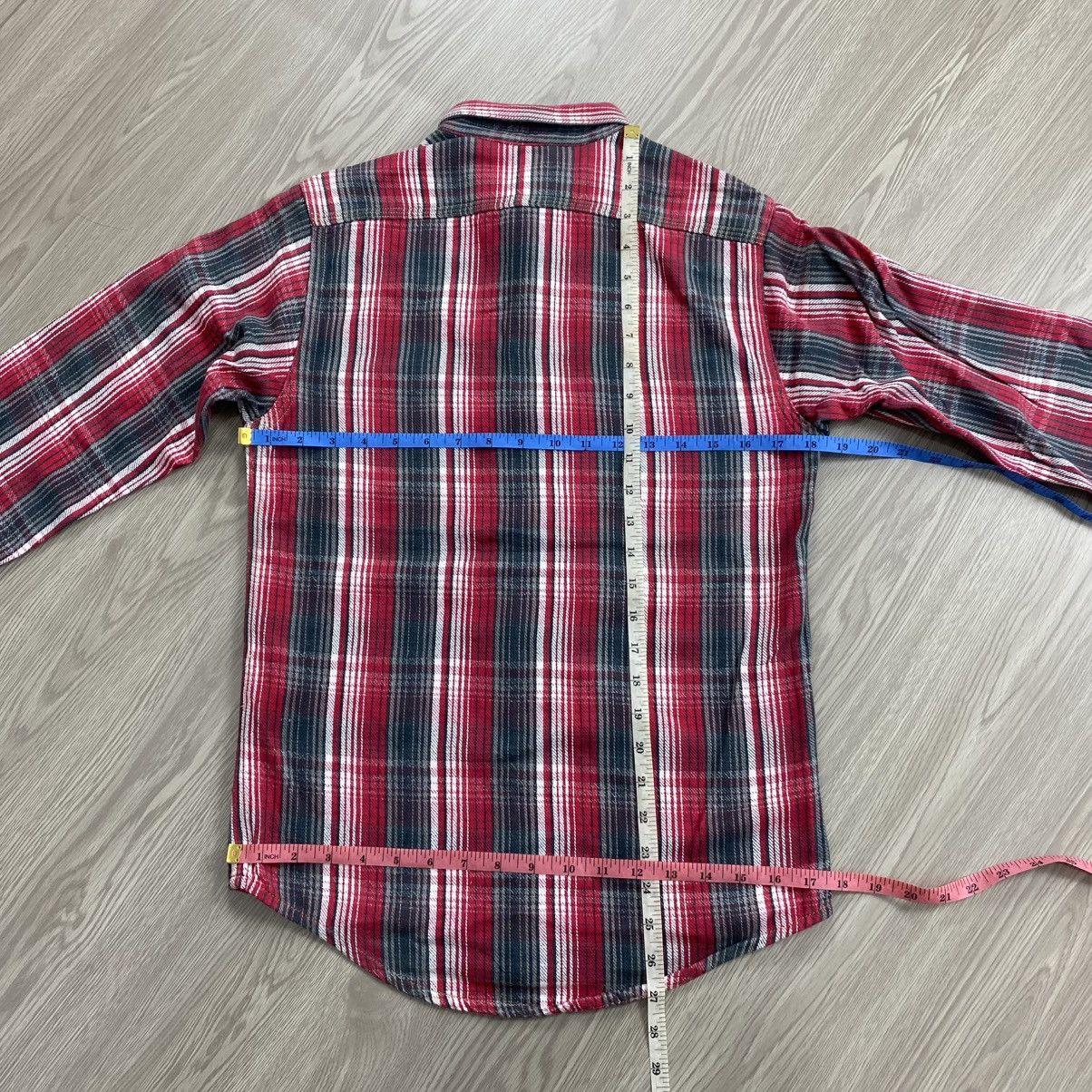 Japanese Brand × Sugar Cane × Toyo Enterprises Vinatage Sugar Cane USA Red Plaid Flannel Shirt Size US S / EU 44-46 / 1 - 12 Thumbnail
