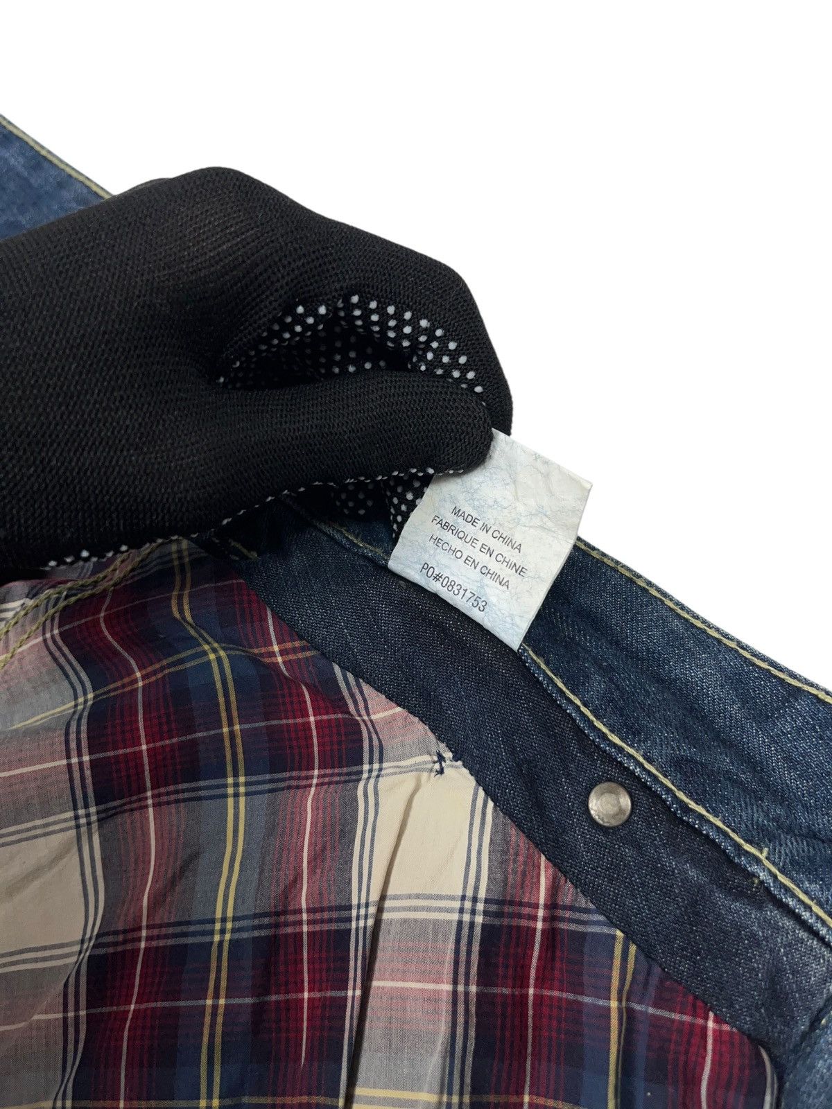 Tommy Hilfiger × Vintage Vintage y2k Tommy Hilfiger Deconstructed Denim Skirt Size 34" / US 12 / IT 48 - 11 Thumbnail