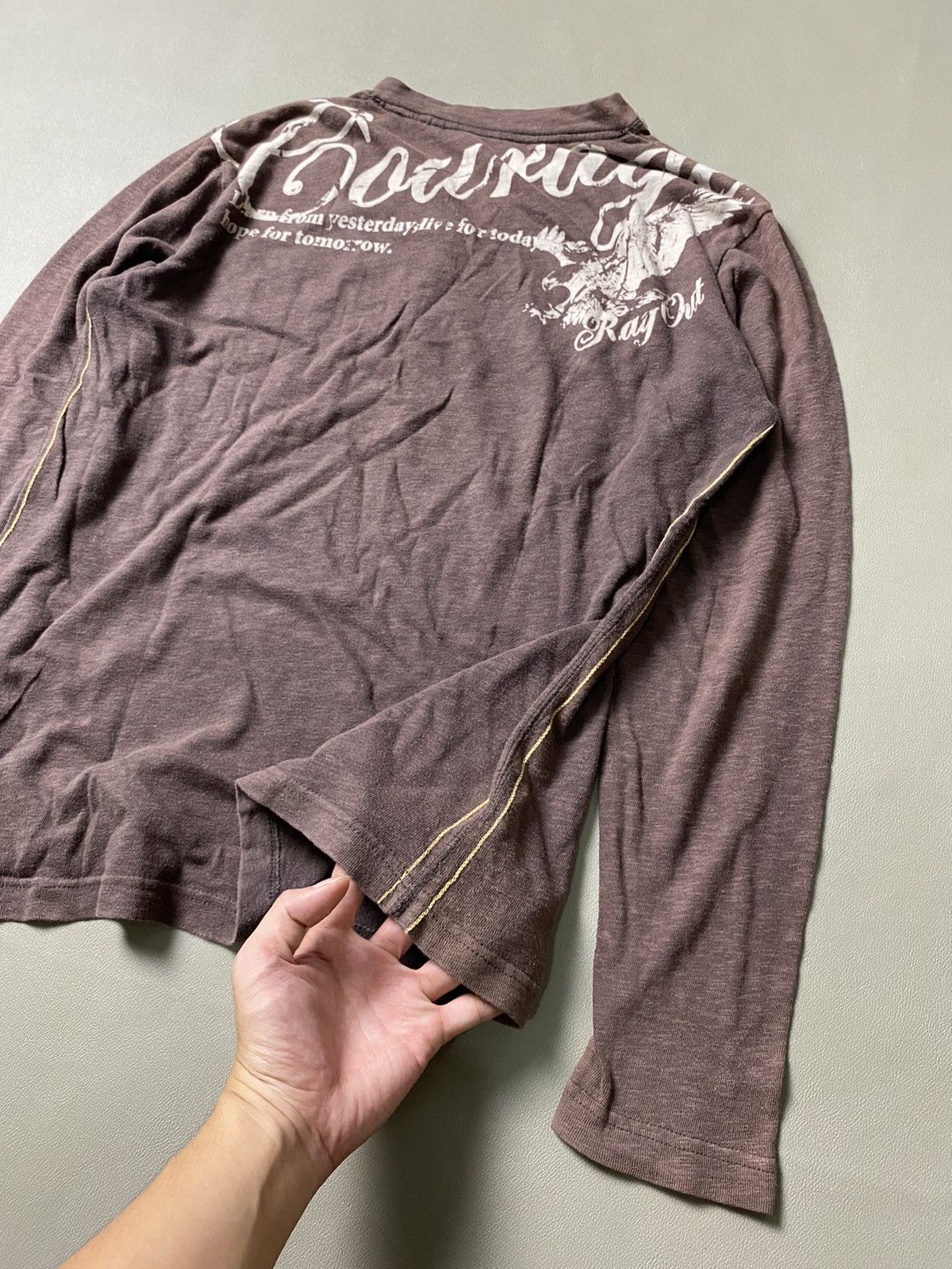 Beauty Beast × Hysteric Glamour × Japanese Brand Rag Out Poem Patch Lonsgleeve Size US L / EU 52-54 / 3 - 4 Thumbnail