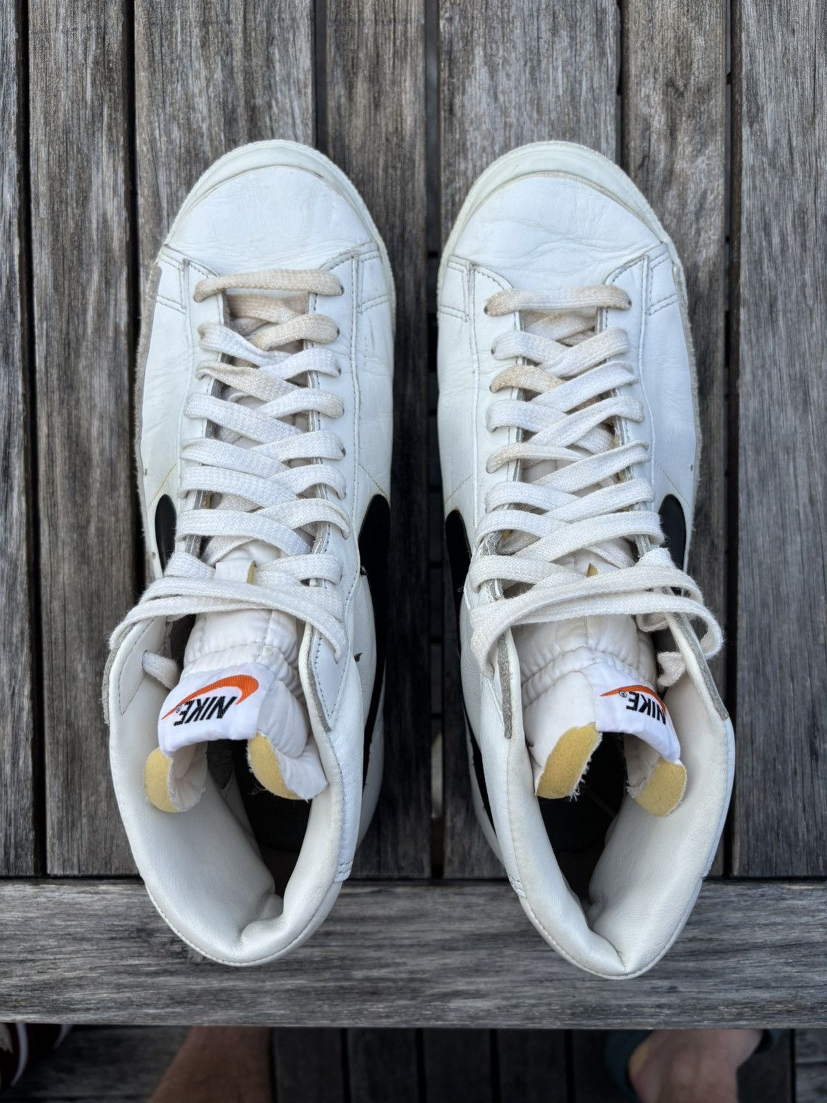 Nike Wearable 1978 Japan Factory Nike Blazer High “Black/White” Size US 11 / EU 44 - 3 Thumbnail