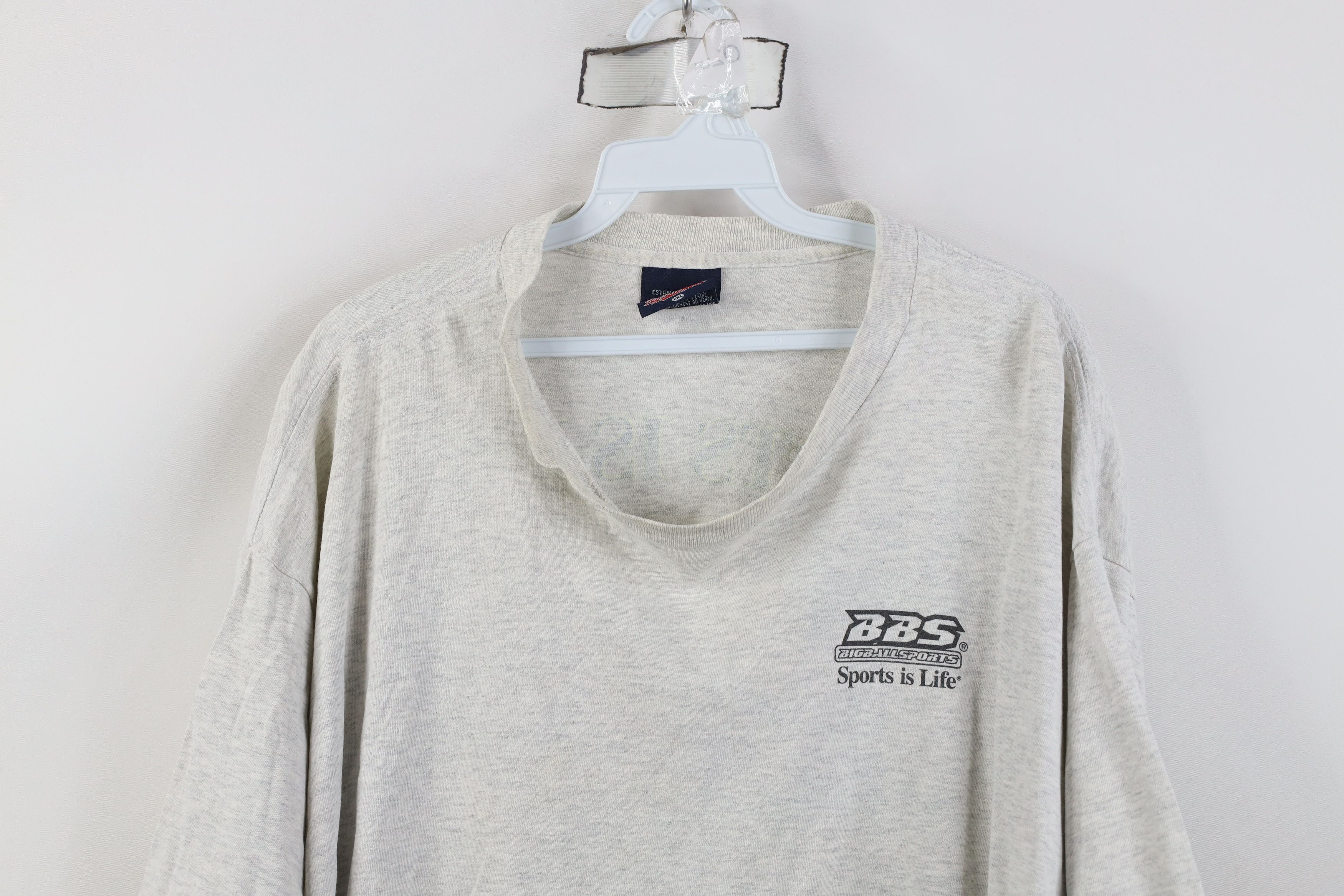 Vintage Vintage 90s Streetwear Sports Is Life T-Shirt Gray USA Size US XXL / EU 58 / 5 - 2 Thumbnail