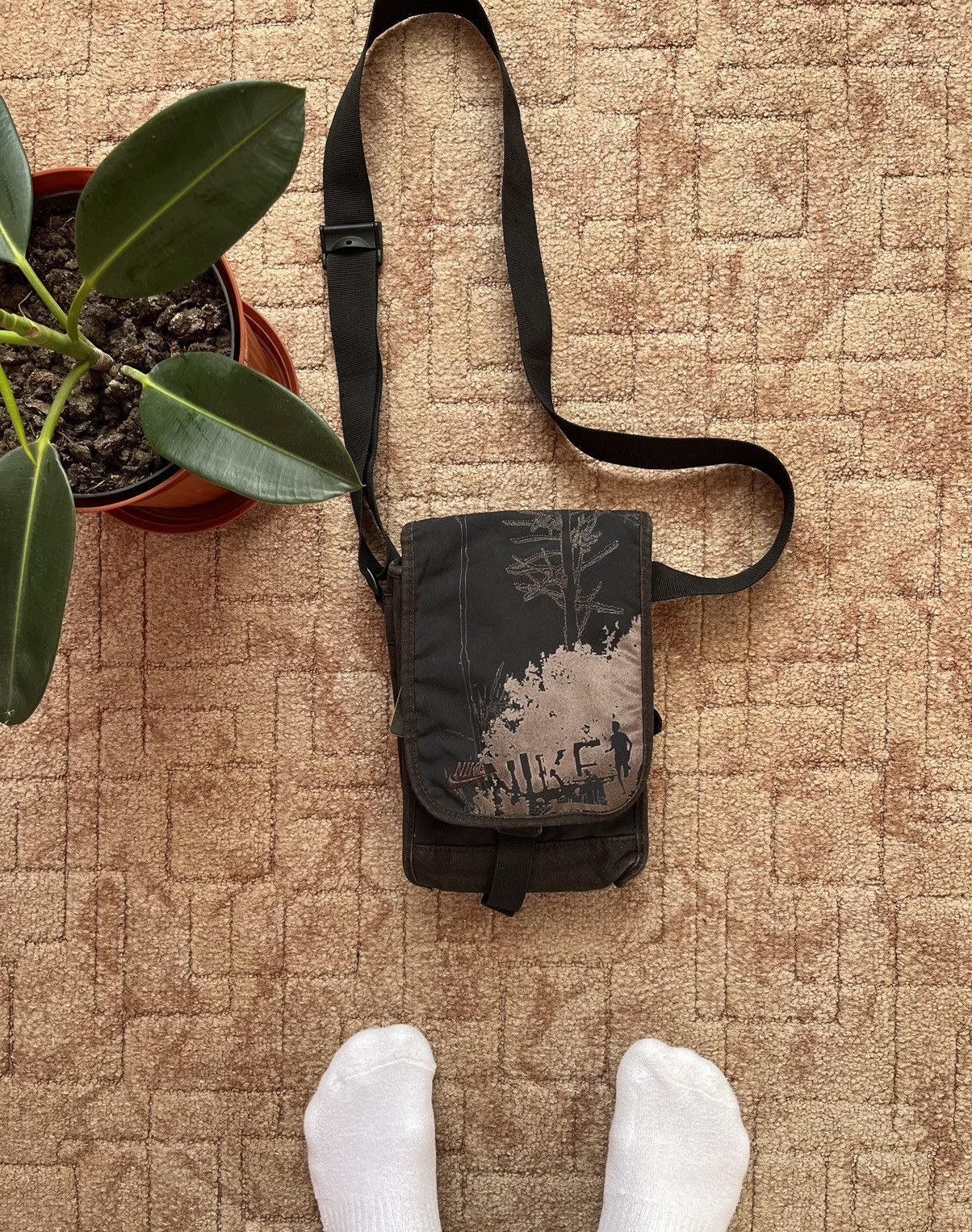 Pre-owned Nike Lab X Real Tree Camo Crossbody Utility