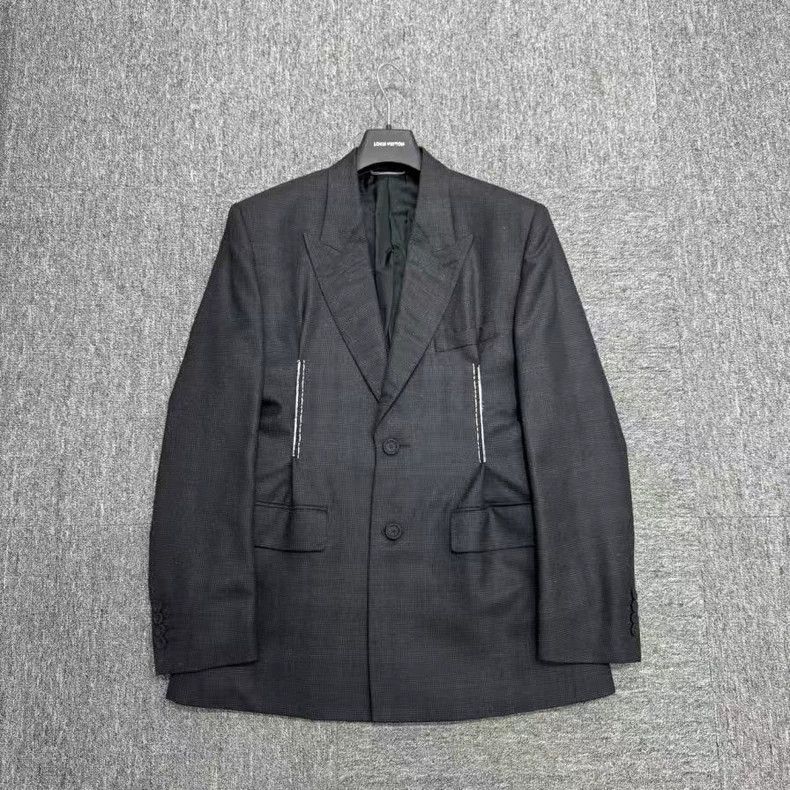 Dior Dior Plaid belted suit 2502-Nextarrow Size 48R - 1 Thumbnail