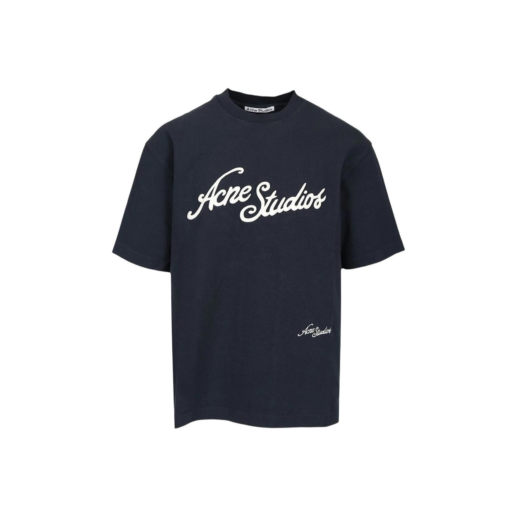 Acne Studios Acne Studios Embroidered Logo T-Shirt Size S Size US S / EU 44-46 / 1 - 1 Thumbnail