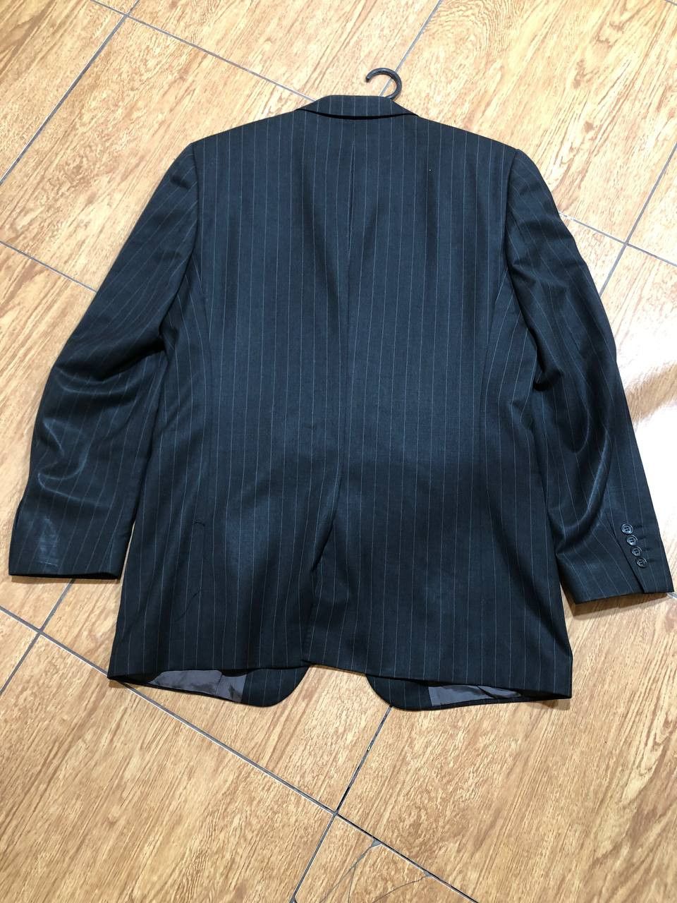 Yves Saint Laurent Yves Saint Laurent Blazer Jacket Striped Wool navy Size 52R - 15 Thumbnail