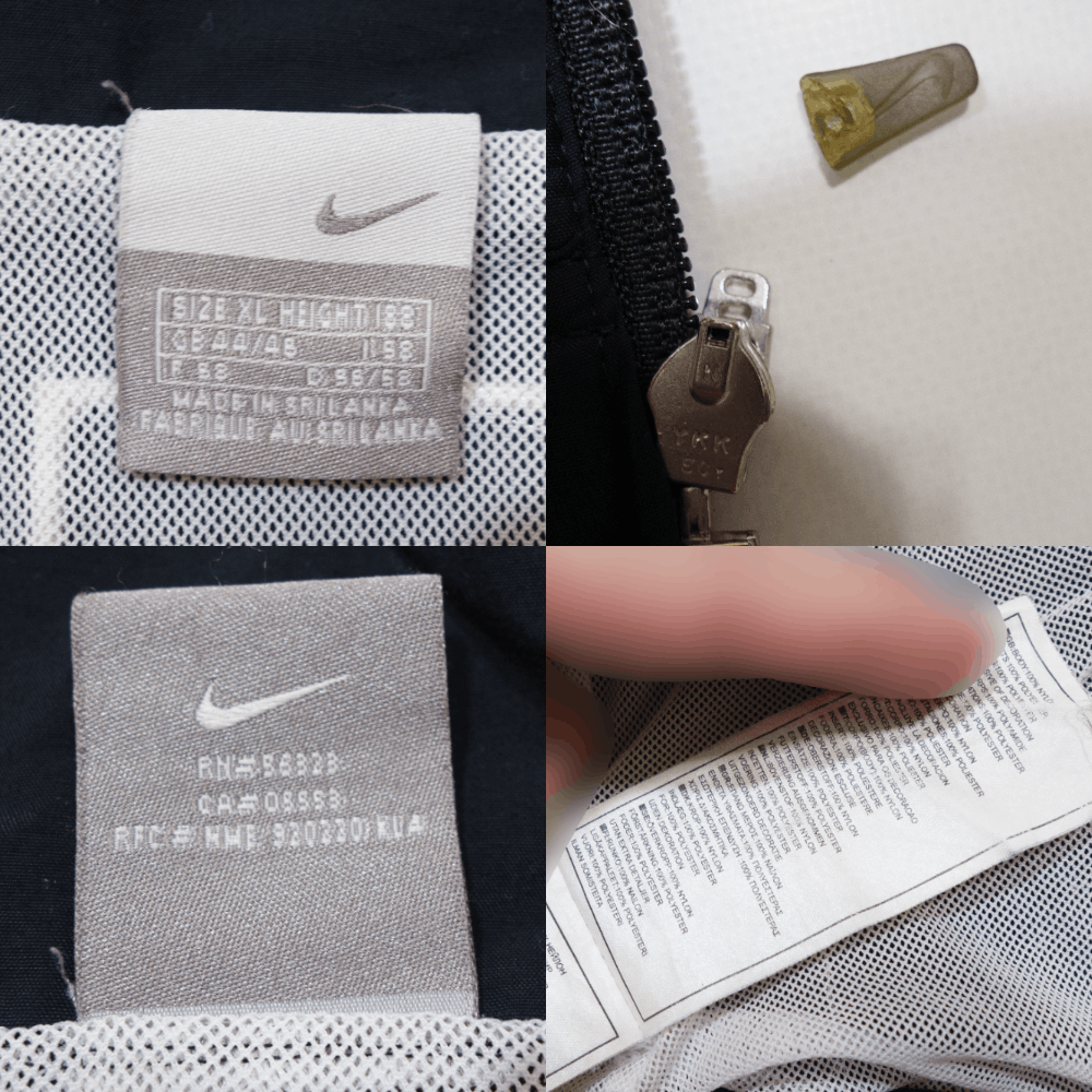 Nike 90S Swoosh Logo Nylon Jacket Size US XL / EU 56 / 4 - 9 Thumbnail