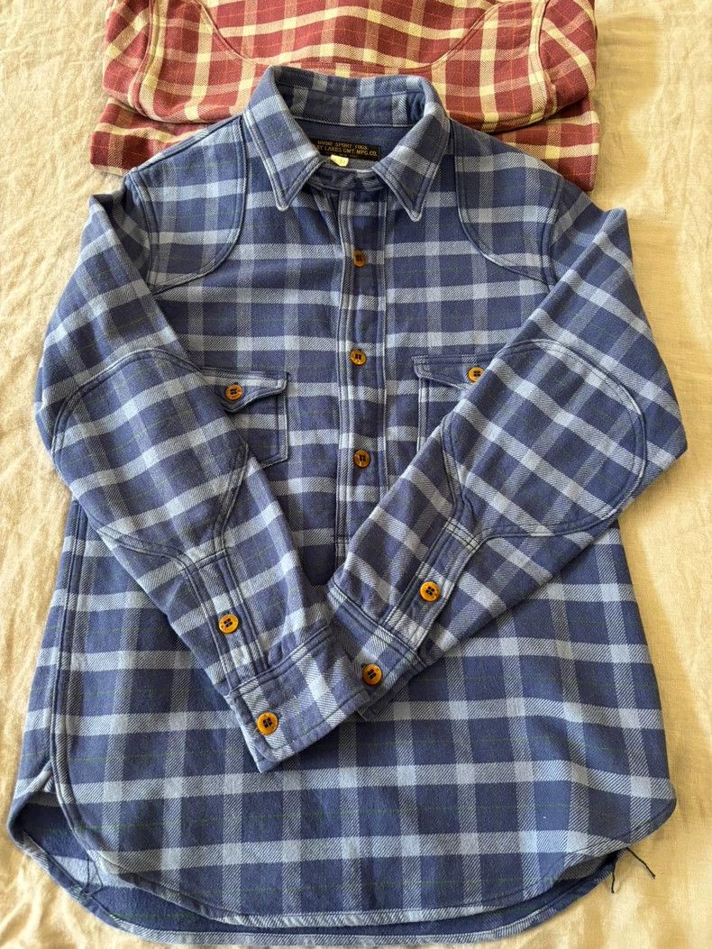 Freewheelers FREEWHEELERS Size 14 woolen work shirt. Size US XXS / EU 40 - 5 Thumbnail