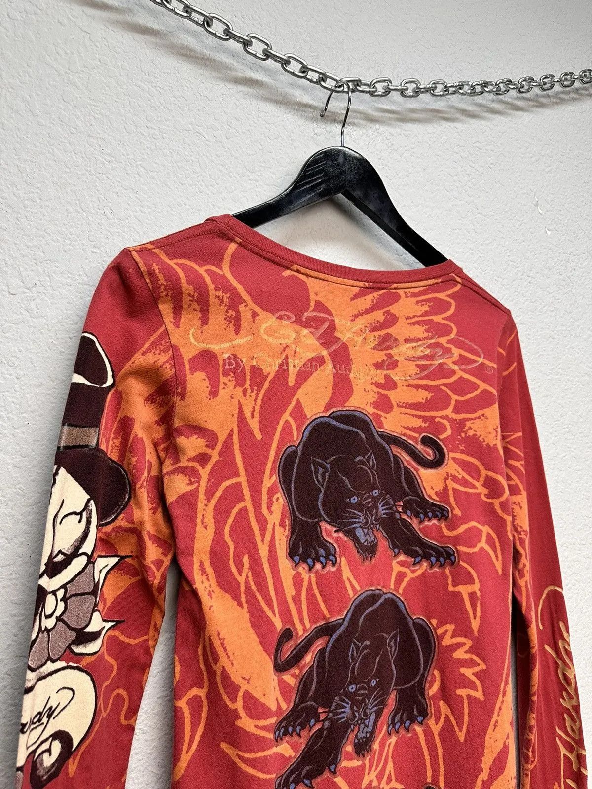 14th Addiction Christian Audigier Longsleeve Shirt Ed Hardy Vintage Y2K Size US S / EU 44-46 / 1 - 3 Thumbnail