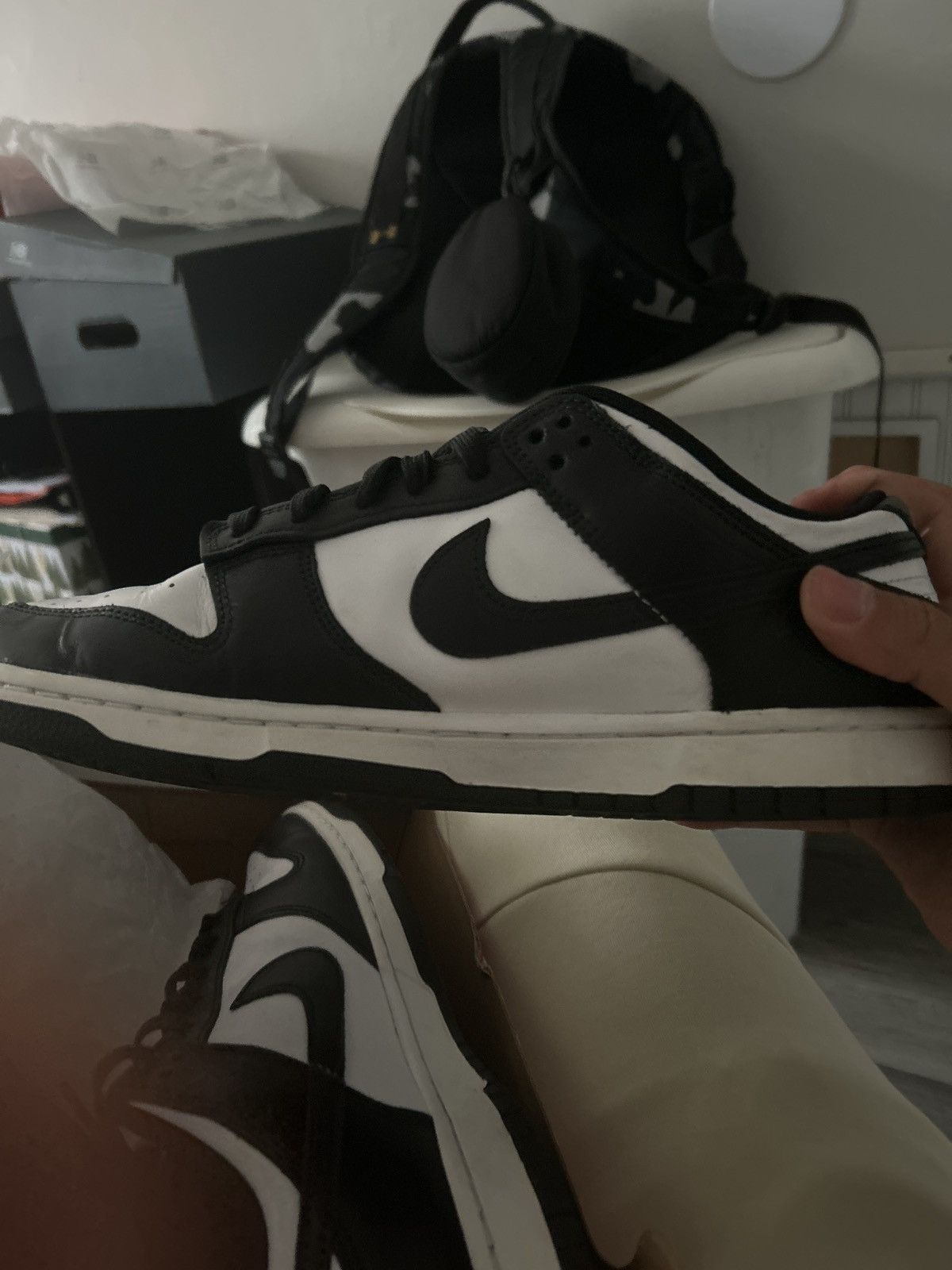 Nike Nike panda black and white lows Size US 11 / EU 44 - 8 Thumbnail