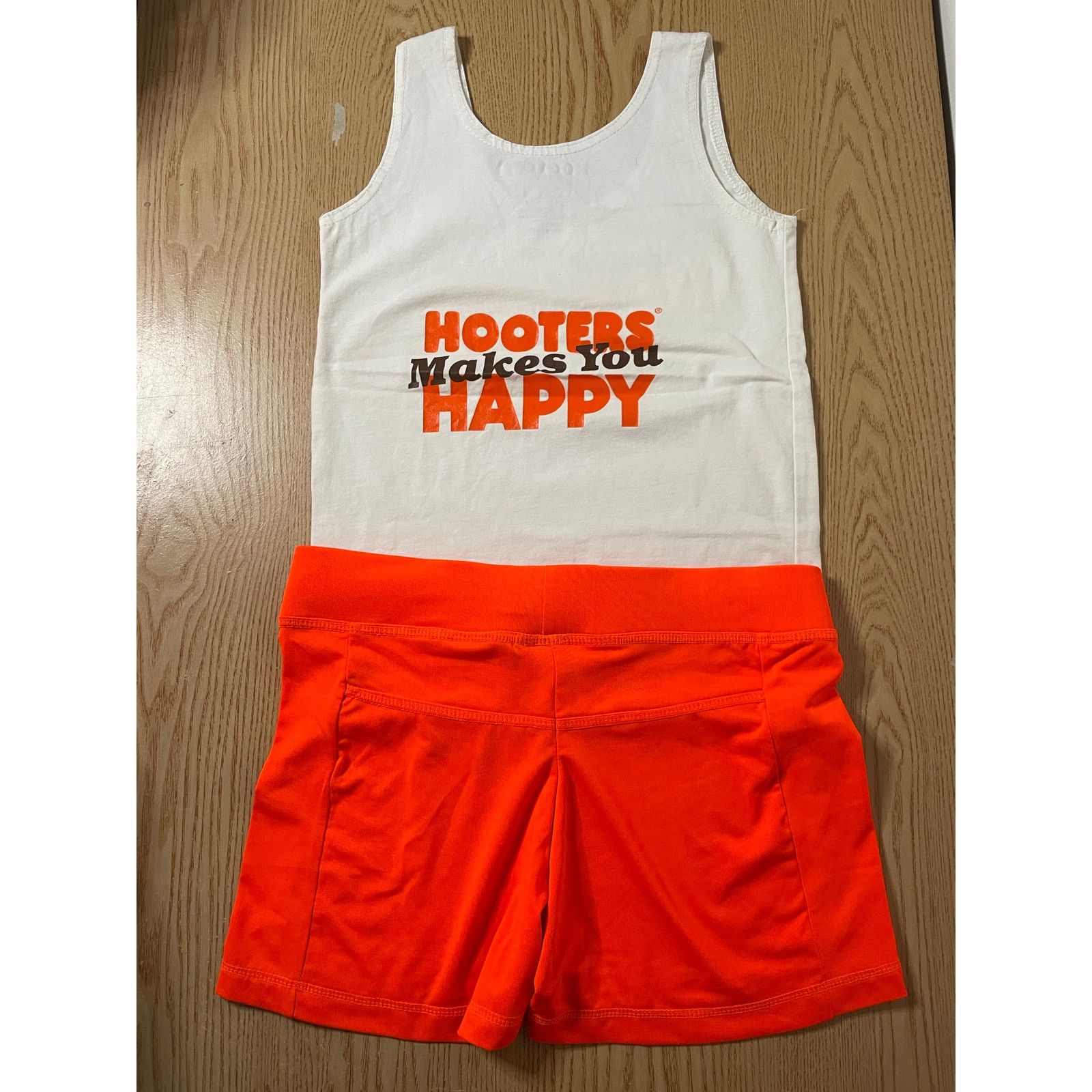 Other B19-23 Womens Hooters Vintage Uniform Tank New Shorts Small Size S / US 4 / IT 40 - 3 Thumbnail