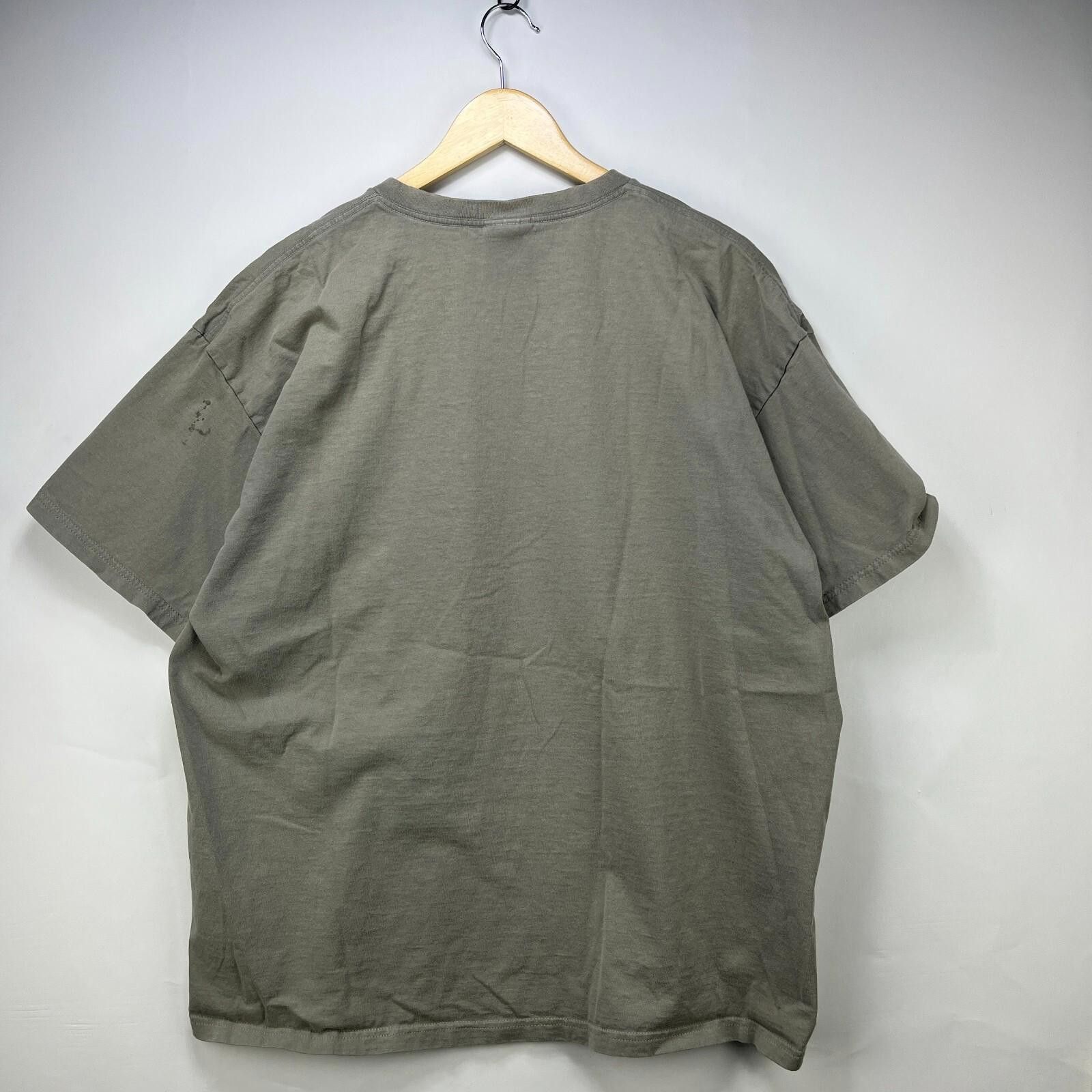 Nike Vintage Nike Mini Swoosh Embroidered Beige T Shirt Baggy XL Size US XL / EU 56 / 4 - 7 Thumbnail