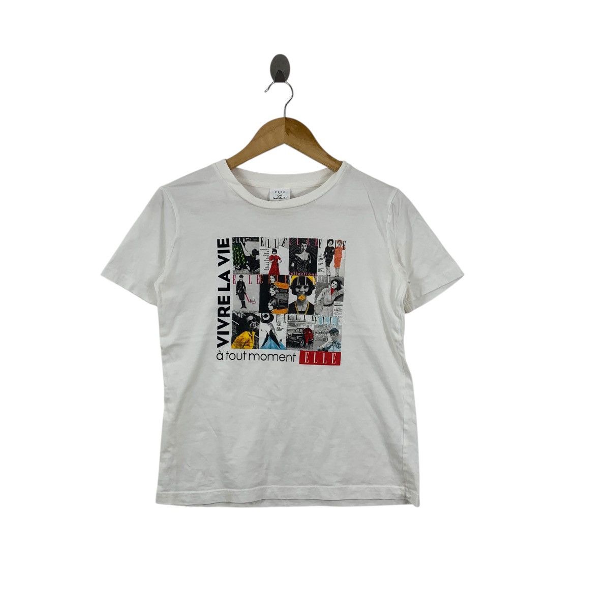 GU GU x ELLE SPECIAL COLLECTION Magazine Cover Fotofolio Tee Size S / US 4 / IT 40 - 1 Thumbnail