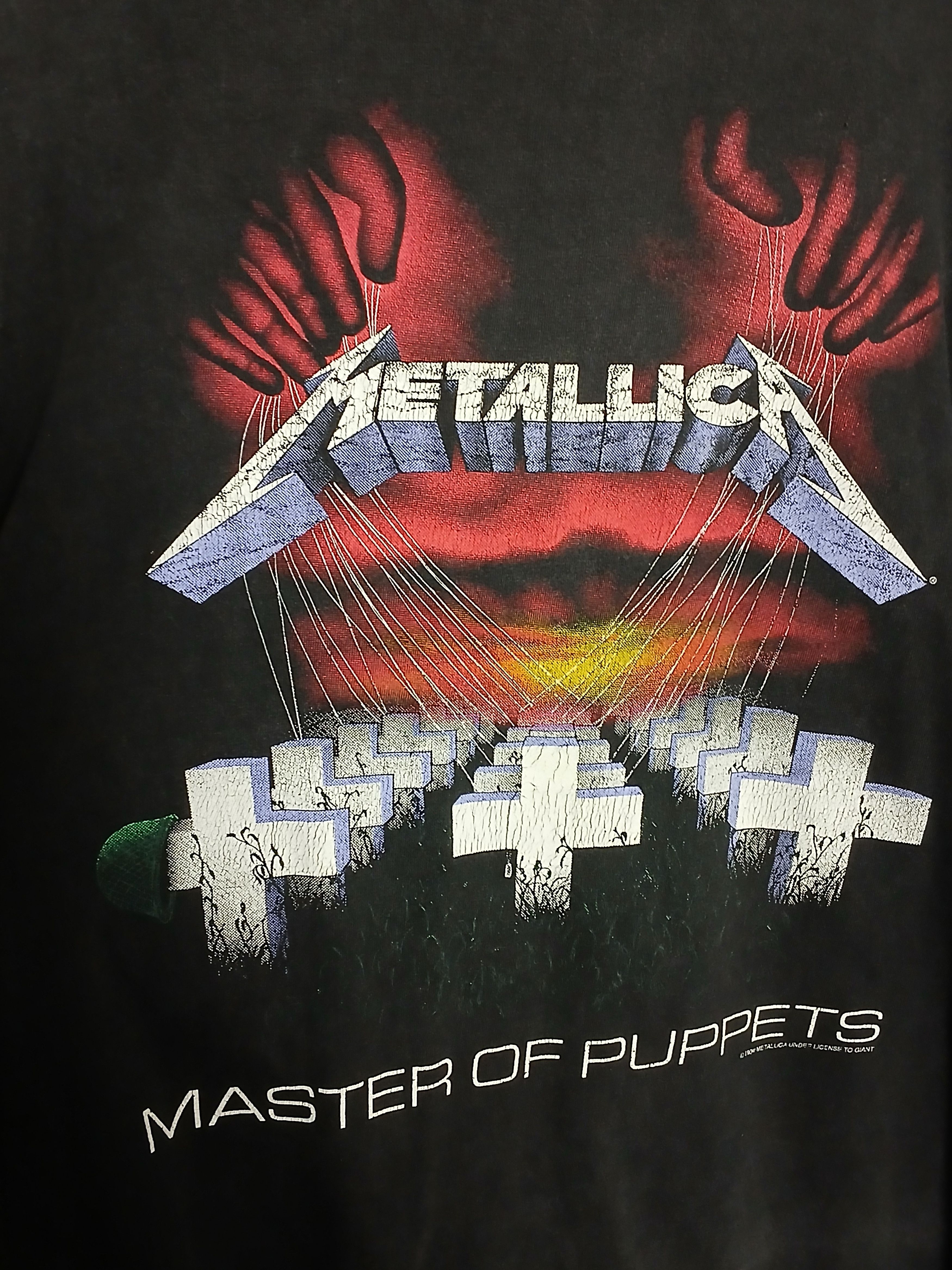 Band Tees × Metallica × Vintage Vintage 1994 Metallica Master Of Puppets T-Shirt Size US M / EU 48-50 / 2 - 3 Thumbnail