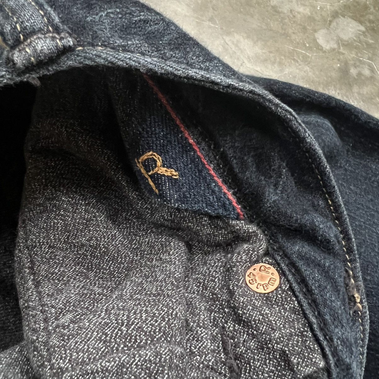 45rpm 45 Rpm Pure Blue Style Selvedge Jeans Regular Fit Size US 28 / EU 44 - 10 Thumbnail