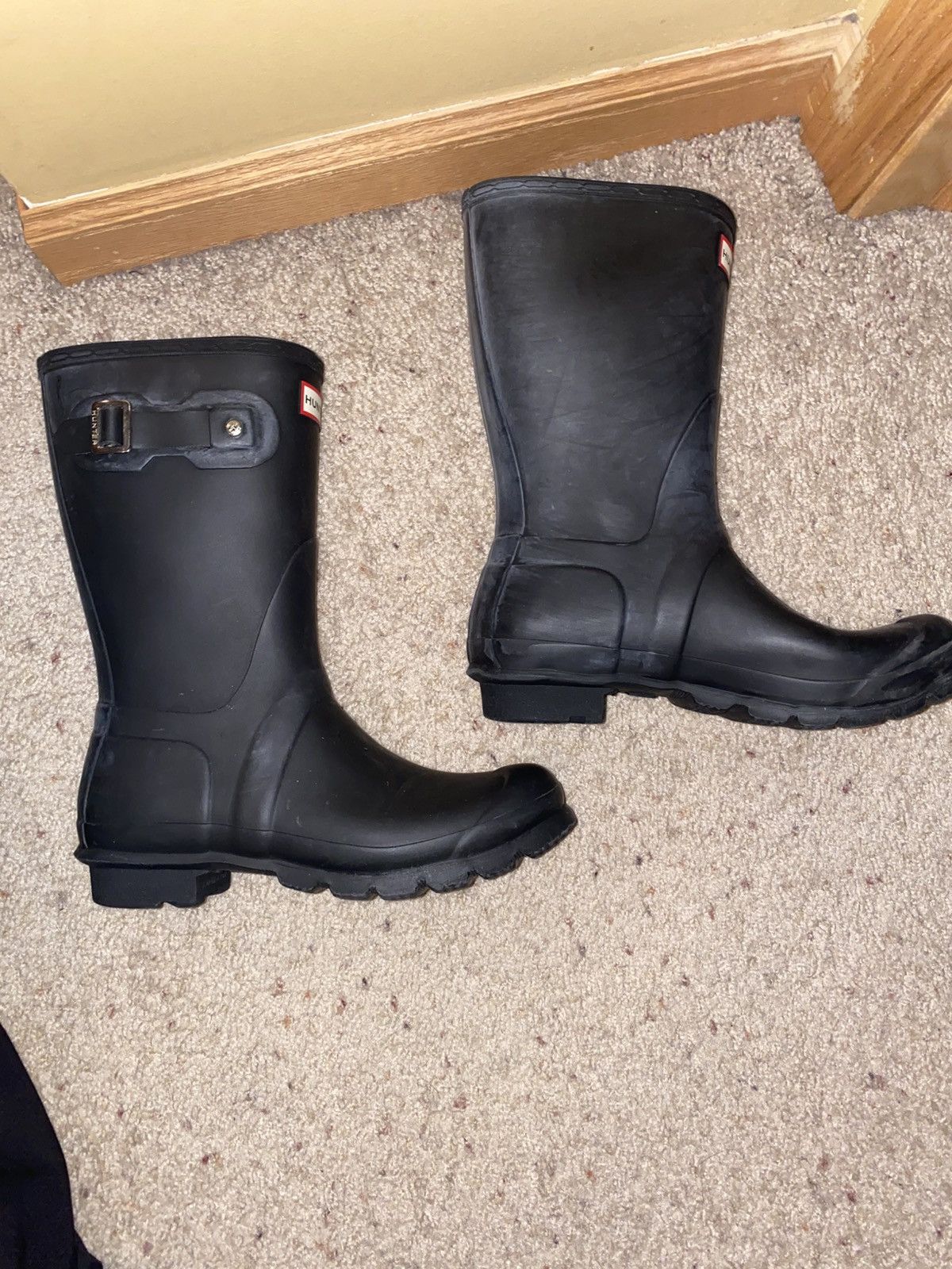 Hunter Hunter Black Boots Size US 8 / IT 38 - 8 Thumbnail