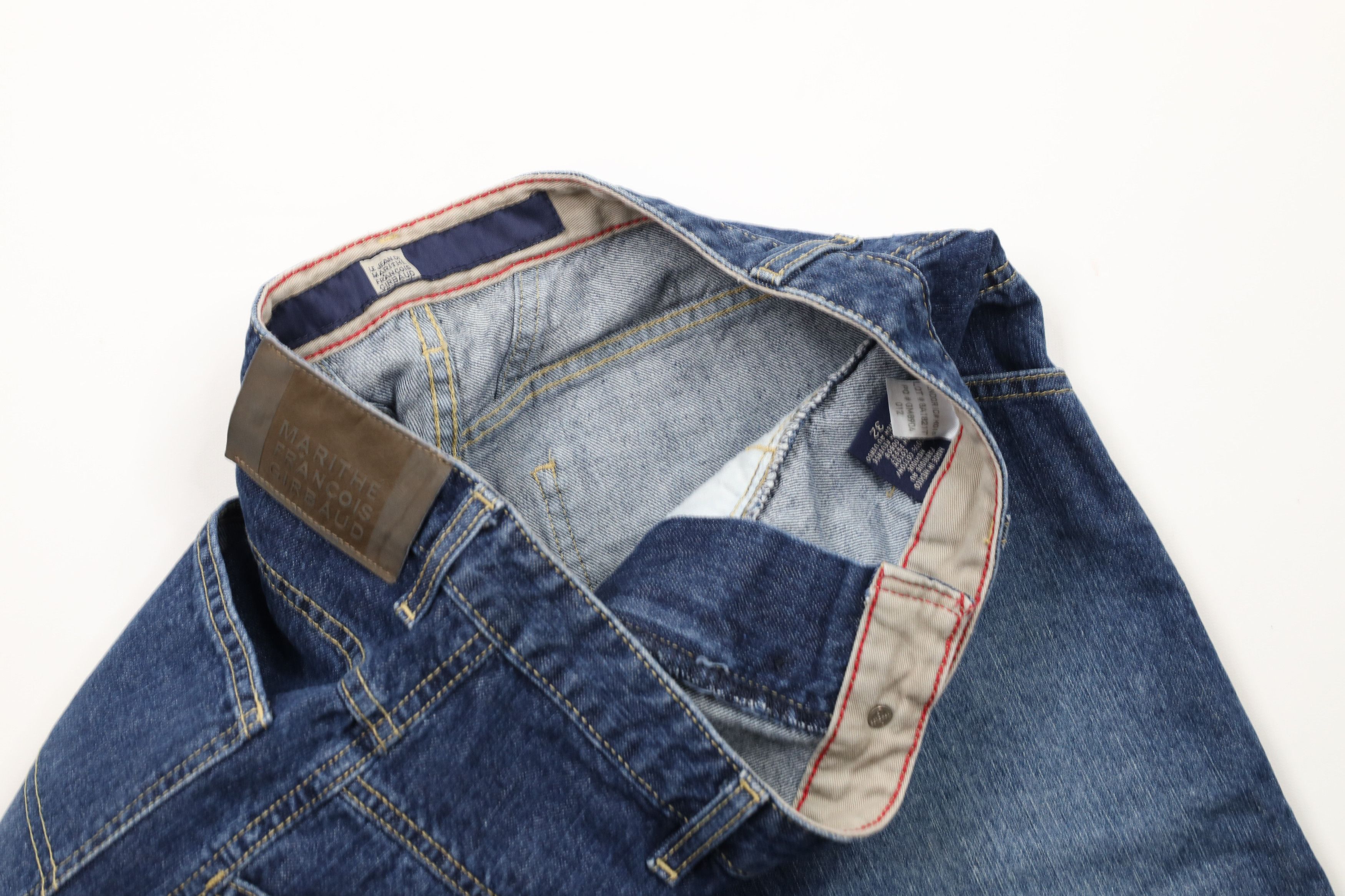 Marithe + Francois Girbaud × Vintage Vintage 90s Marithe Francois Girbaud Baggy Denim Jean Shorts Size US 32 / EU 48 - 6 Thumbnail