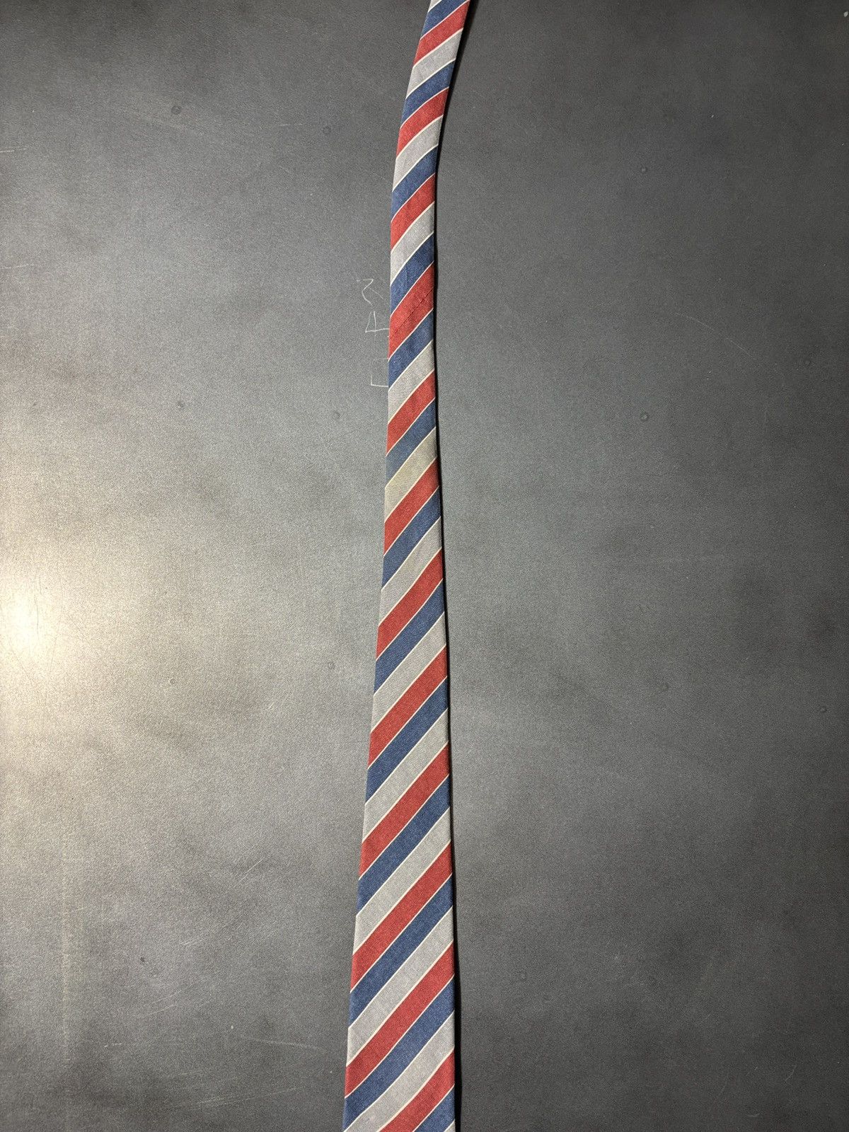 Lanvin Vintage Lanvin Tie 1970s Silk Necktie Striped Paris 1960s Size ONE SIZE - 11 Thumbnail