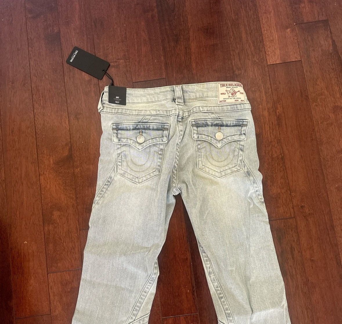 True Religion Low Rise True Religion Flare Jeans Size 27" / US 4 / IT 40 - 3 Thumbnail