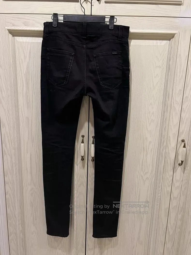 Saint Laurent Paris Saint Laurent Black New Tag Jeans D24. Size US 29 - 2 Thumbnail