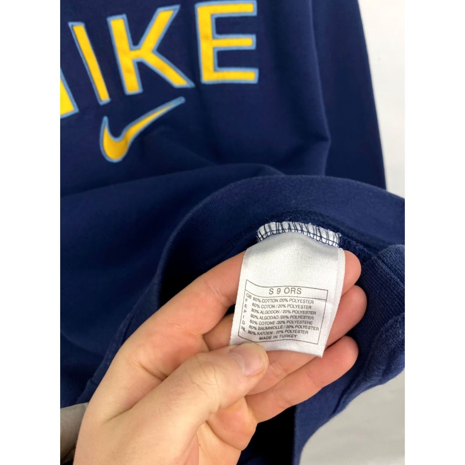 Nike VINTAGE Nike Sweatshirt 90s Blue M Men's Pullover Athletic Y2K Rare Retro Size M US Size US M / EU 48-50 / 2 - 6 Thumbnail