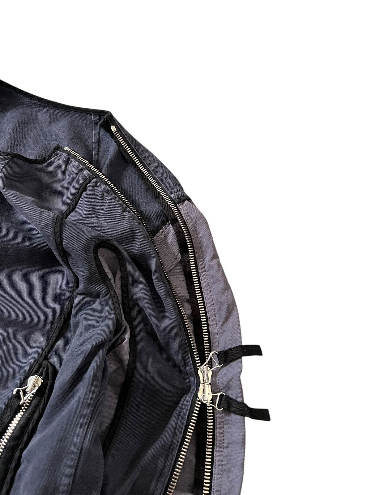 Dries Van Noten Dries Van Noten AW14 Cropped Zip Bomber Jacket Size US S / EU 44-46 / 1 - 7 Thumbnail