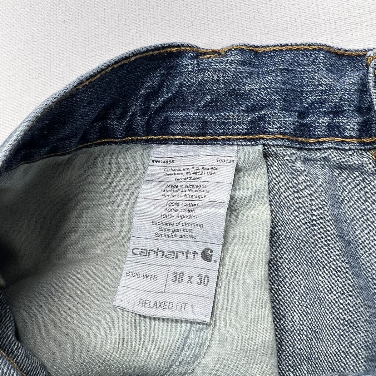 Carhartt Carhartt Jeans Relaxed Fit Denim Workwear Baggy Faded Y2K Size US 38 / EU 54 - 9 Thumbnail