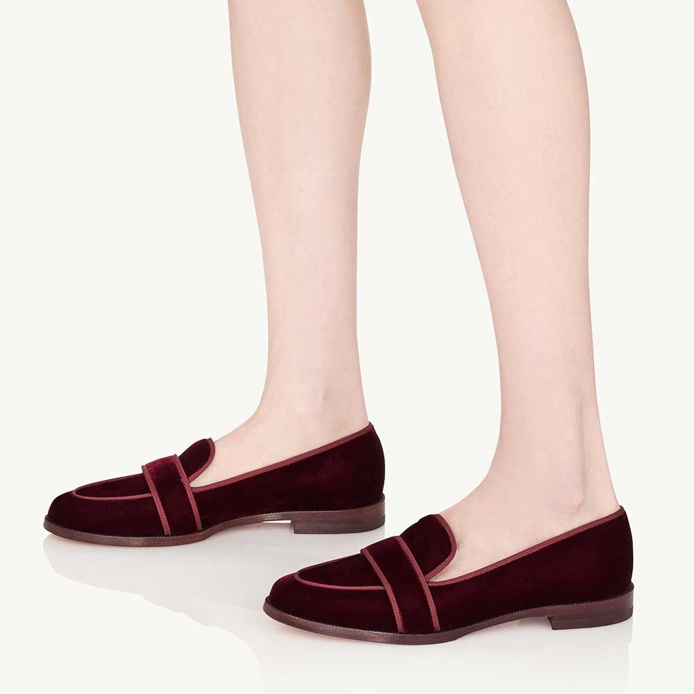 Aquazzura o1srvl11e1024 Loafer in Red Size US 7 / IT 37 - 2 Thumbnail