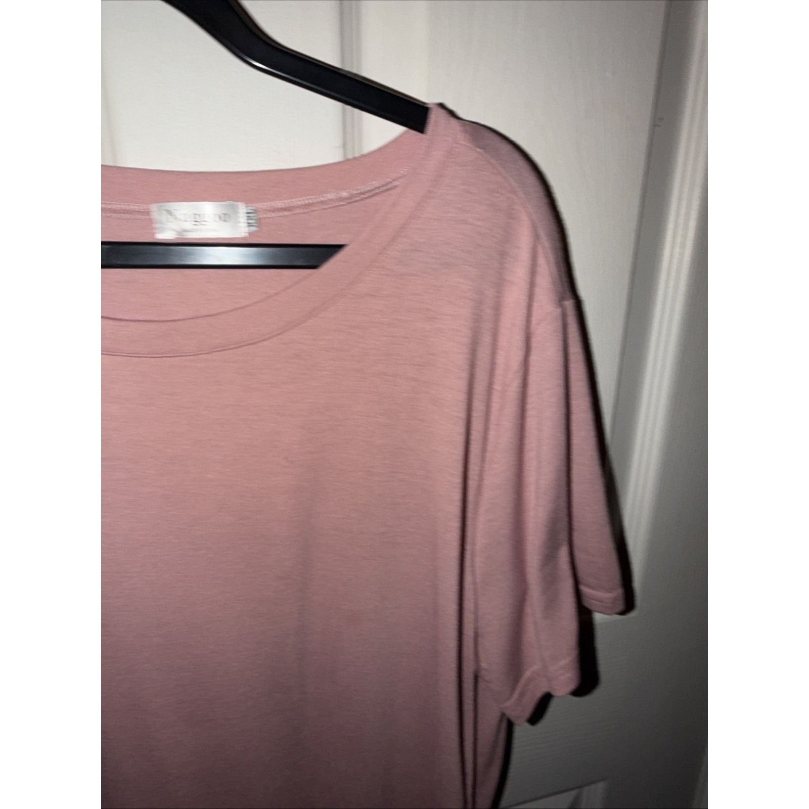 Other Naggoo Women Long Tshirt Dress XXL Salmon Pink Stretch Size XXL / US 16-18 / IT 52-54 - 4 Thumbnail