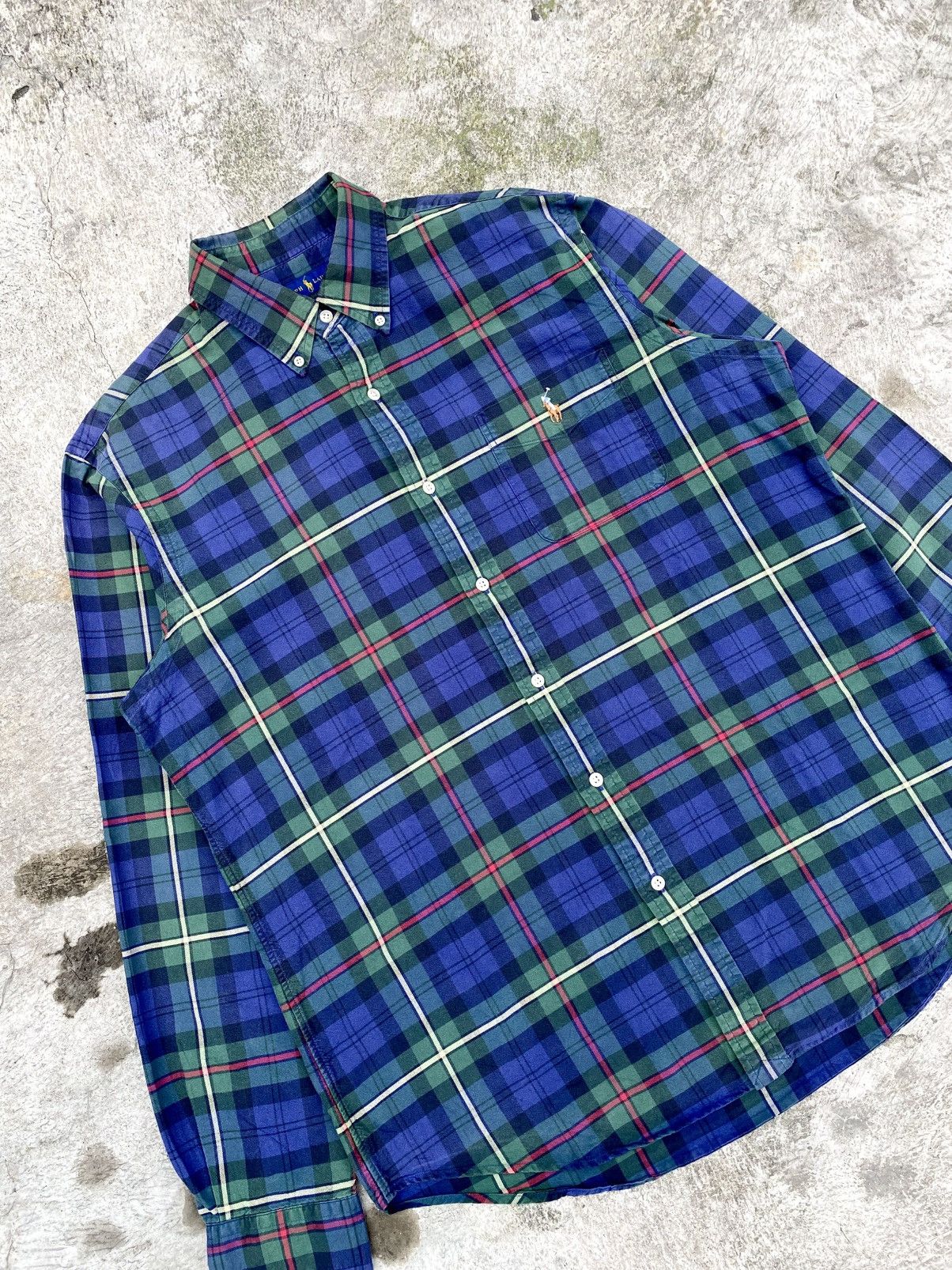 Polo Ralph Lauren Vintage polo ralph lauren classic fit check shirt button Size US L / EU 52-54 / 3 - 2 Thumbnail
