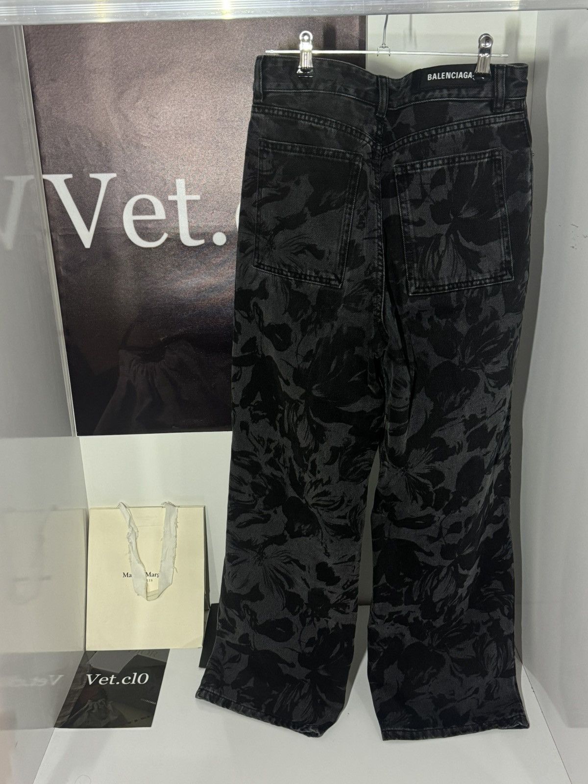 Balenciaga ✅Balenciaga floral denim jeans 28 Size 28" / US 6 / IT 42 - 3 Thumbnail