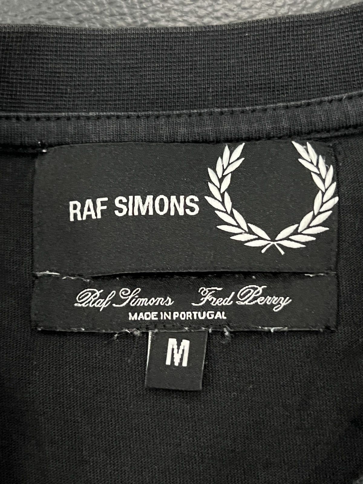 Raf Simons Fred Perry by Raf Simons Checkerboard Portrait Ring Detail T Size US M / EU 48-50 / 2 - 17 Thumbnail