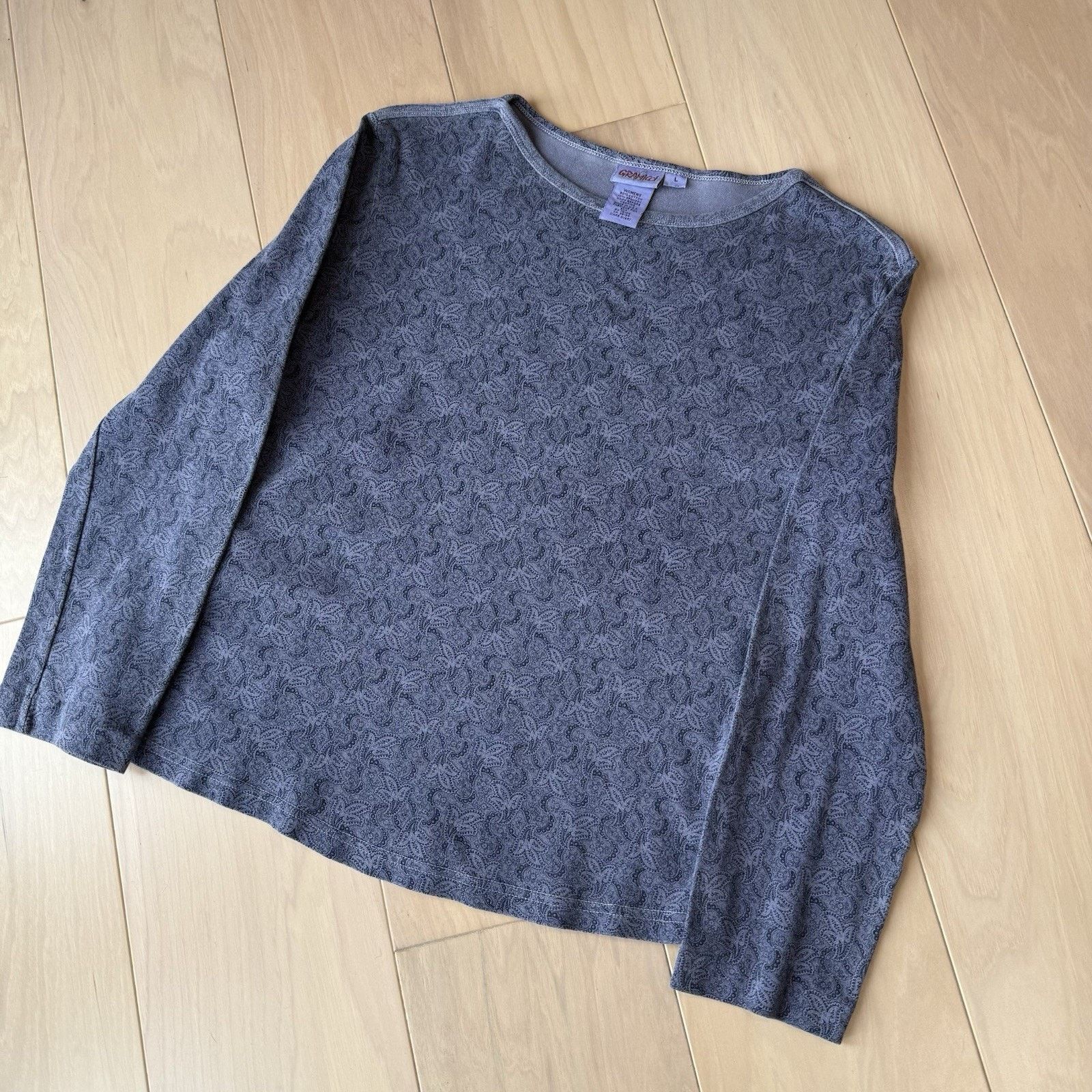 Gramicci × Vintage Vintage Gramicci Shirt Women's L Purple Paisley Long Sleeve Size L / US 10 / IT 46 - 8 Thumbnail