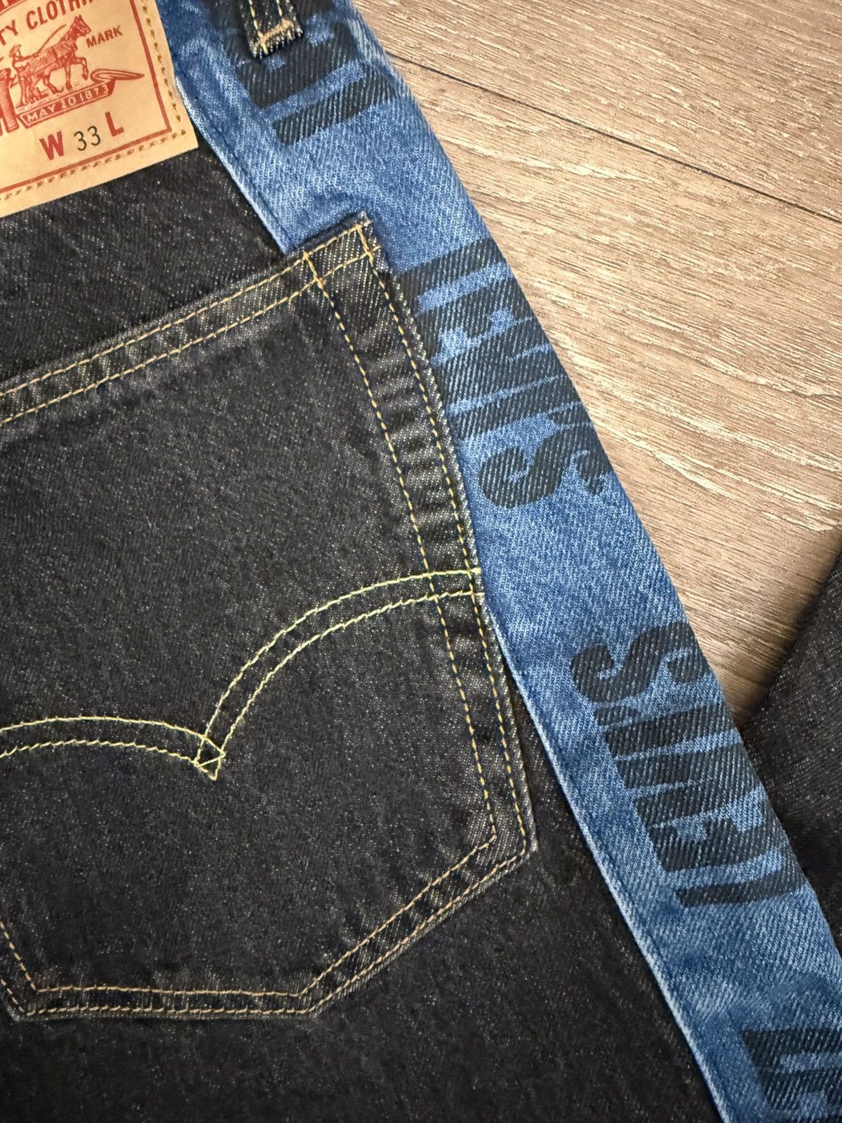 Levi's × Levi's Vintage Clothing ***FINAL DROP***RARE BRAND NEW LEVIS HI BALL ROLL DENIM 33 Size US 33 - 5 Thumbnail