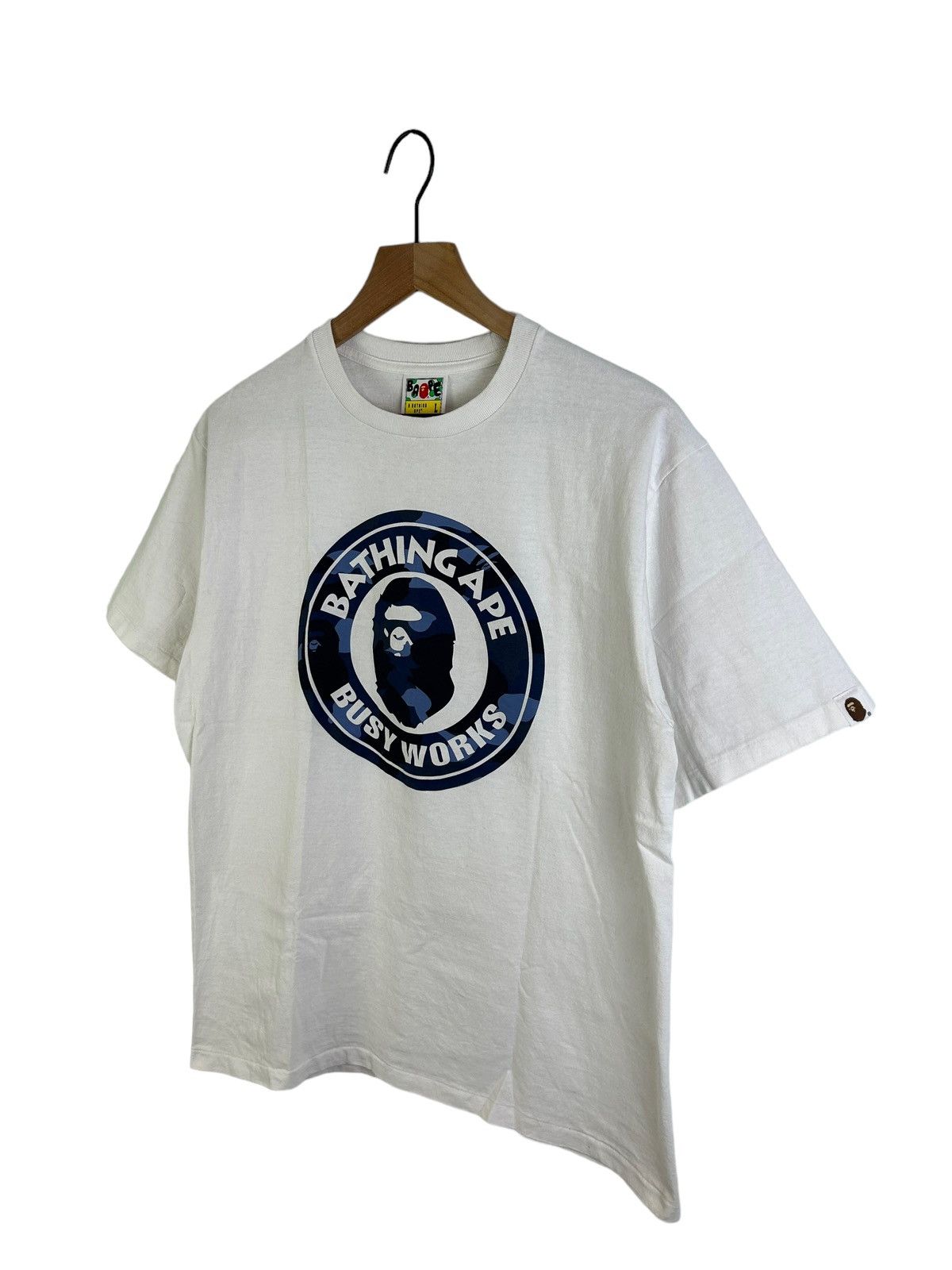 Bape Bape Camo Circle Logo Print T-Shirts Size US L / EU 52-54 / 3 - 2 Thumbnail