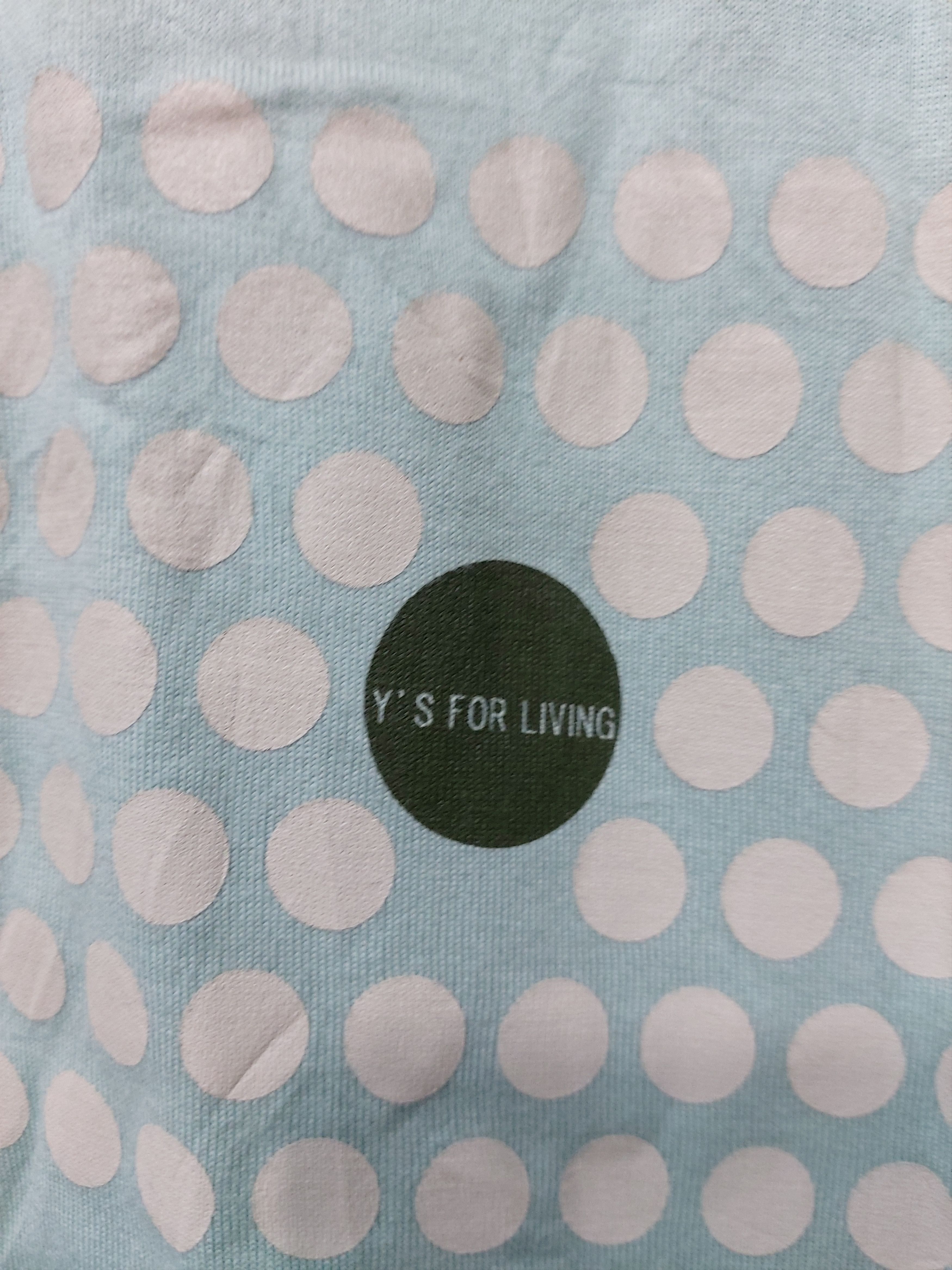 Yohji Yamamoto YOHJI YAMAMOTO Y'S FOR LIVING POLKA-DOT GRAPHIC T-SHIRT Size M / US 6-8 / IT 42-44 - 4 Thumbnail